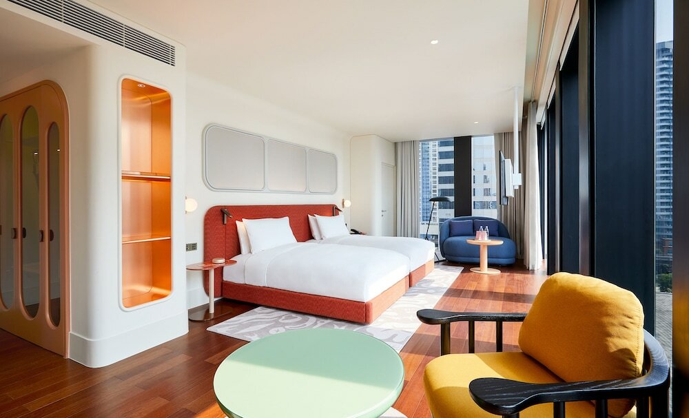 Room, 2 Double Beds, Corner