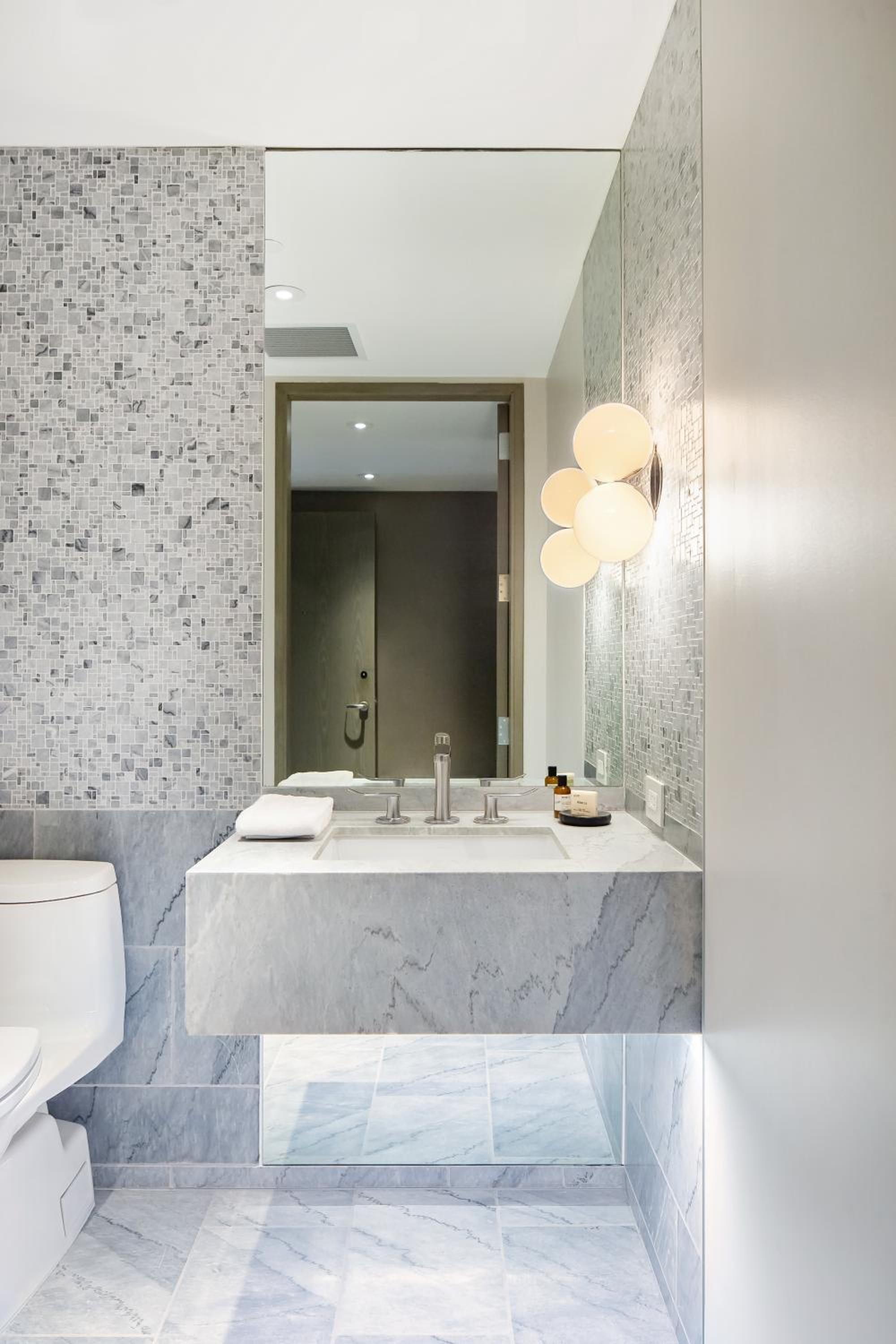 Century Plaza One Bedroom King Suite with Two Bathrooms and Desk