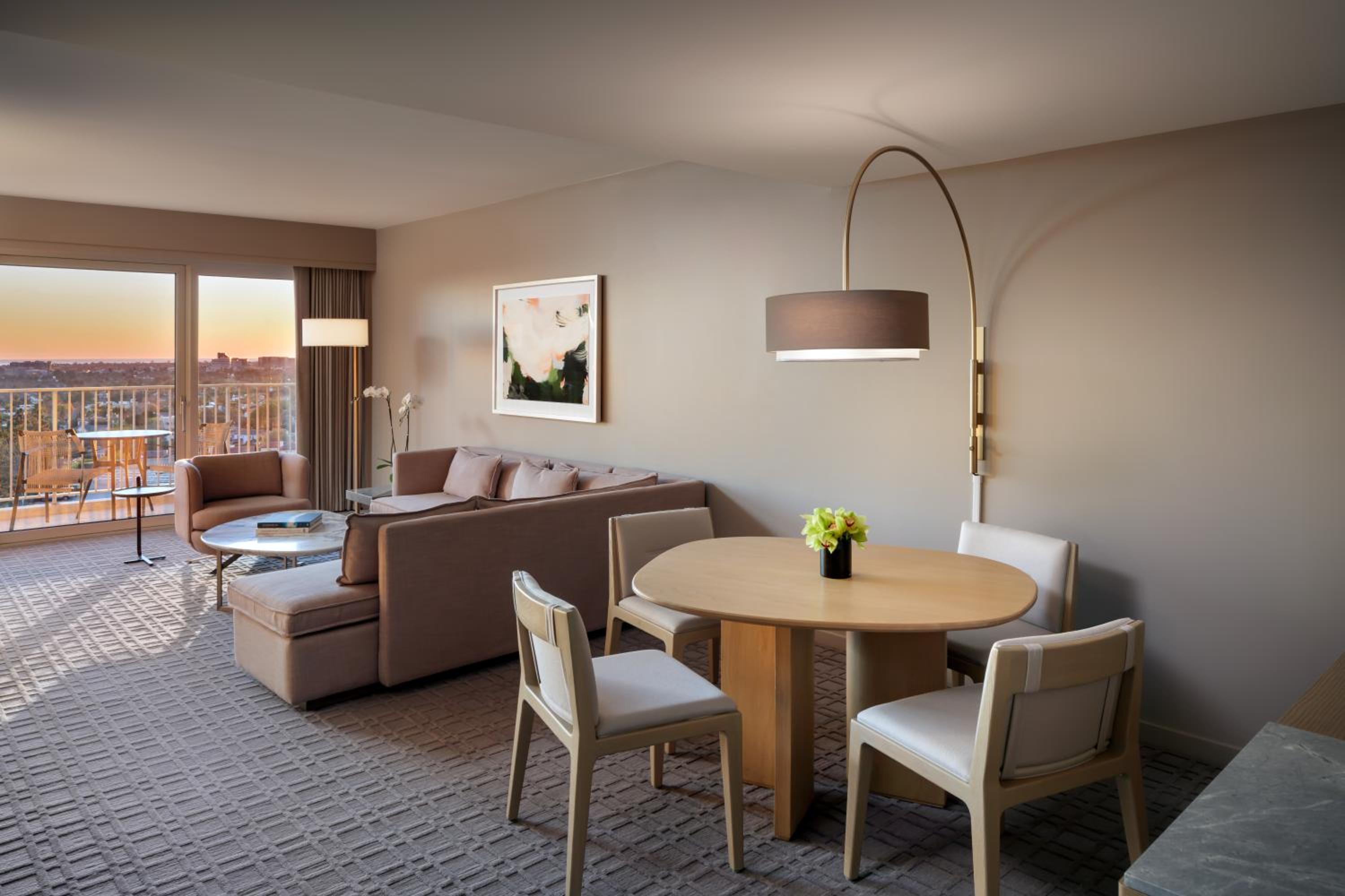 One Bedroom Corner King Suite with Two Bathrooms and Two Balconies