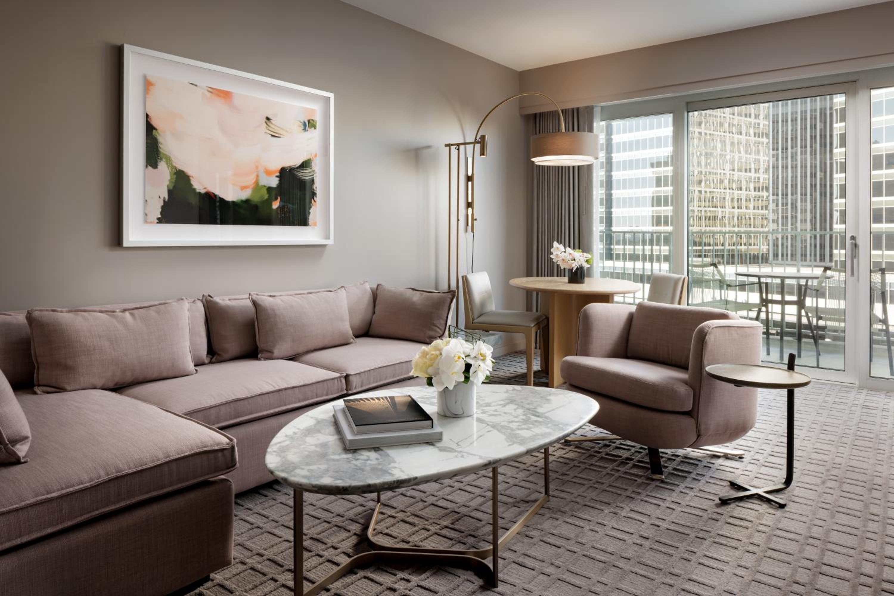 Century Plaza One Bedroom King Suite with Two Bathrooms and Desk