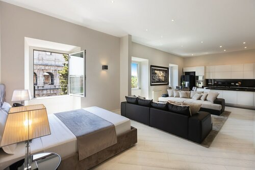 Апартаменты «люкс», 1 спальня, вид на город, башня в Amazing Colosseo