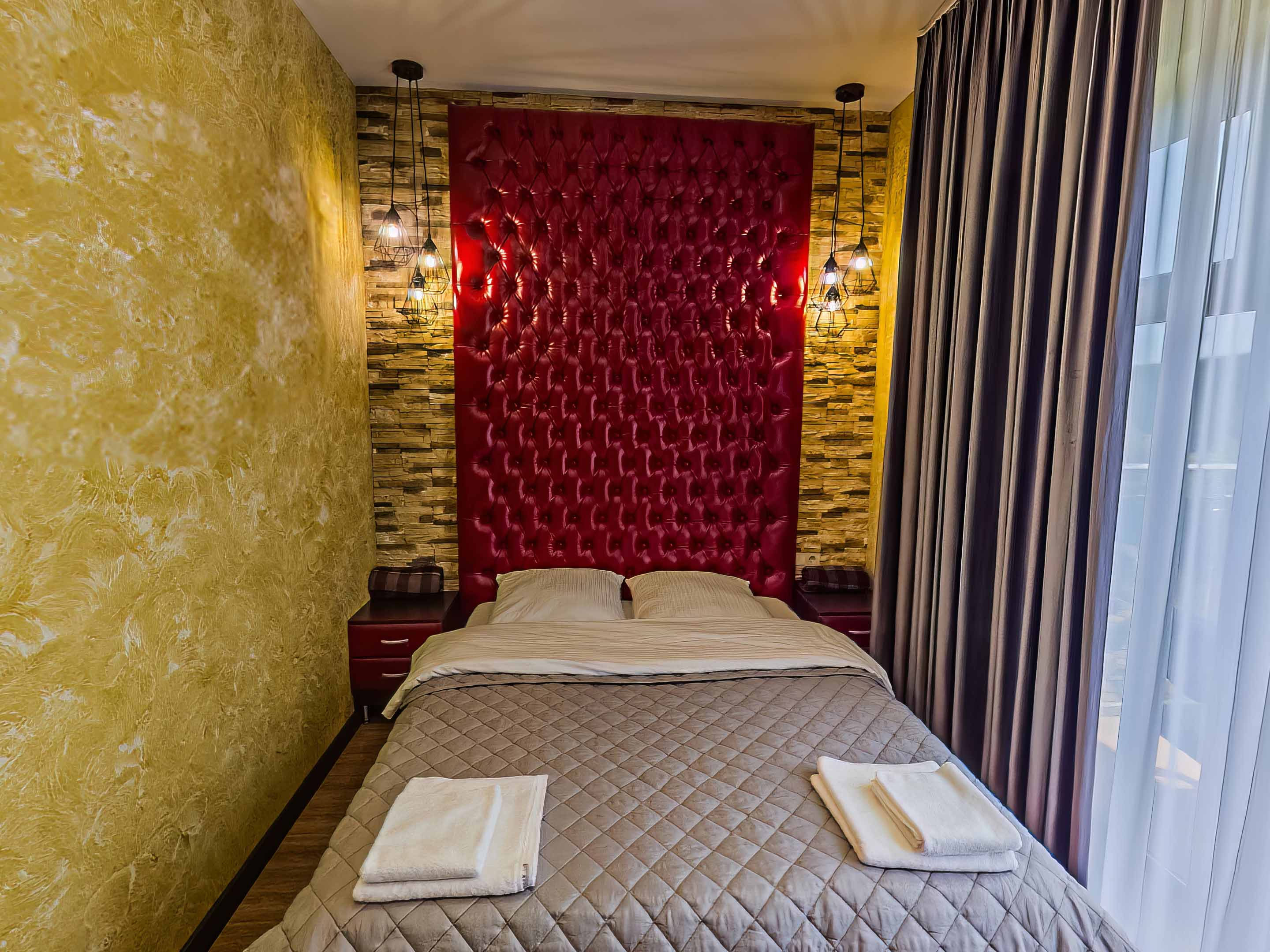 Двухместный номер с 1 кроватью и видом на горы