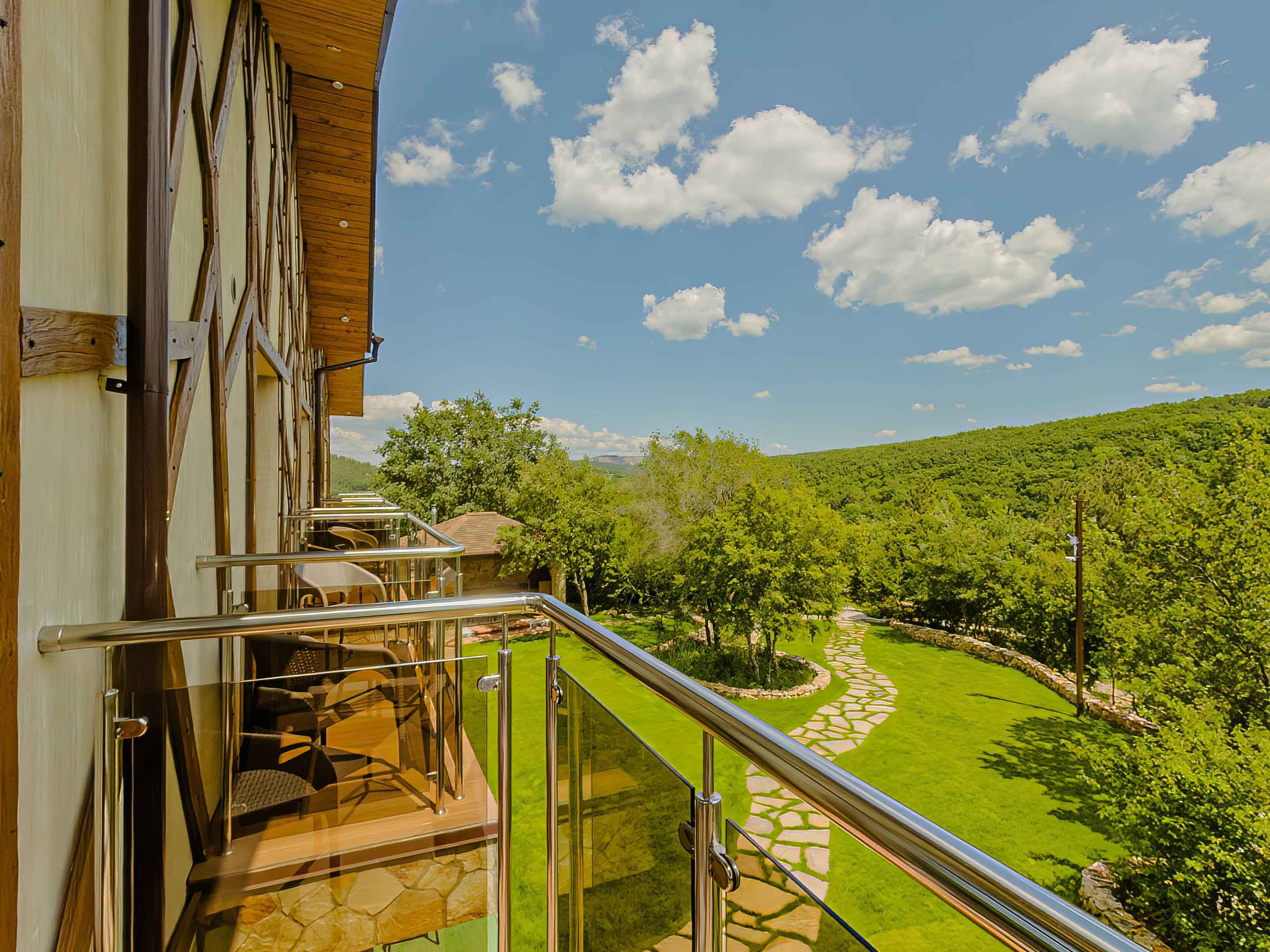 Двухместный номер с 1 кроватью и видом на горы