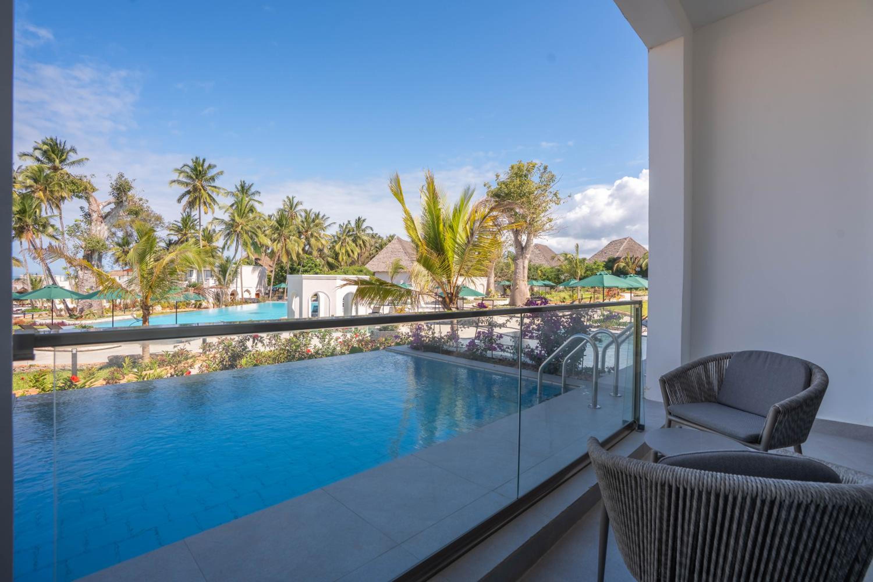 Double with Patio, Sea View and Private Walk-In Pool