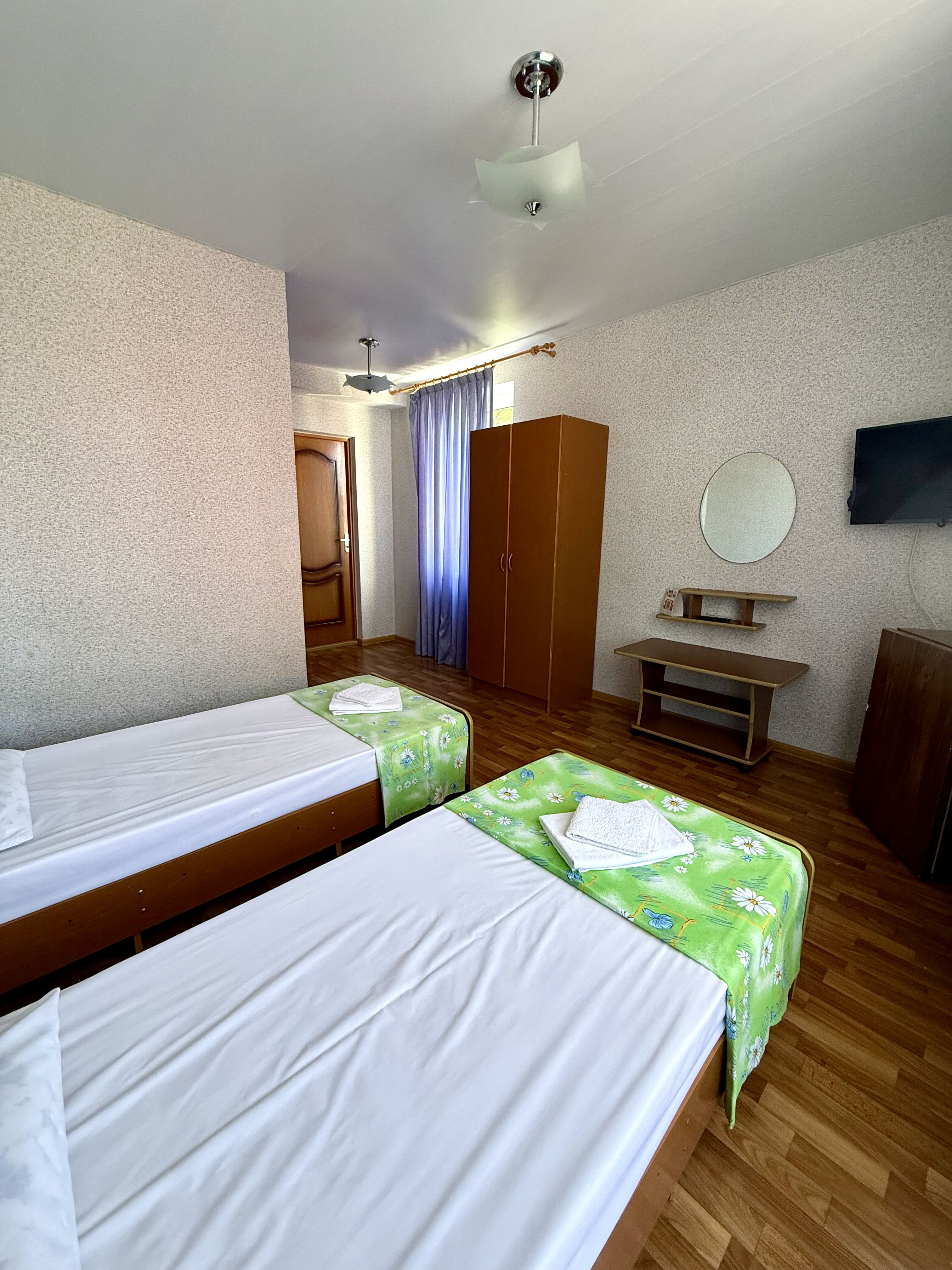 Двухместный номер с 2 отдельными кроватями, вид на море