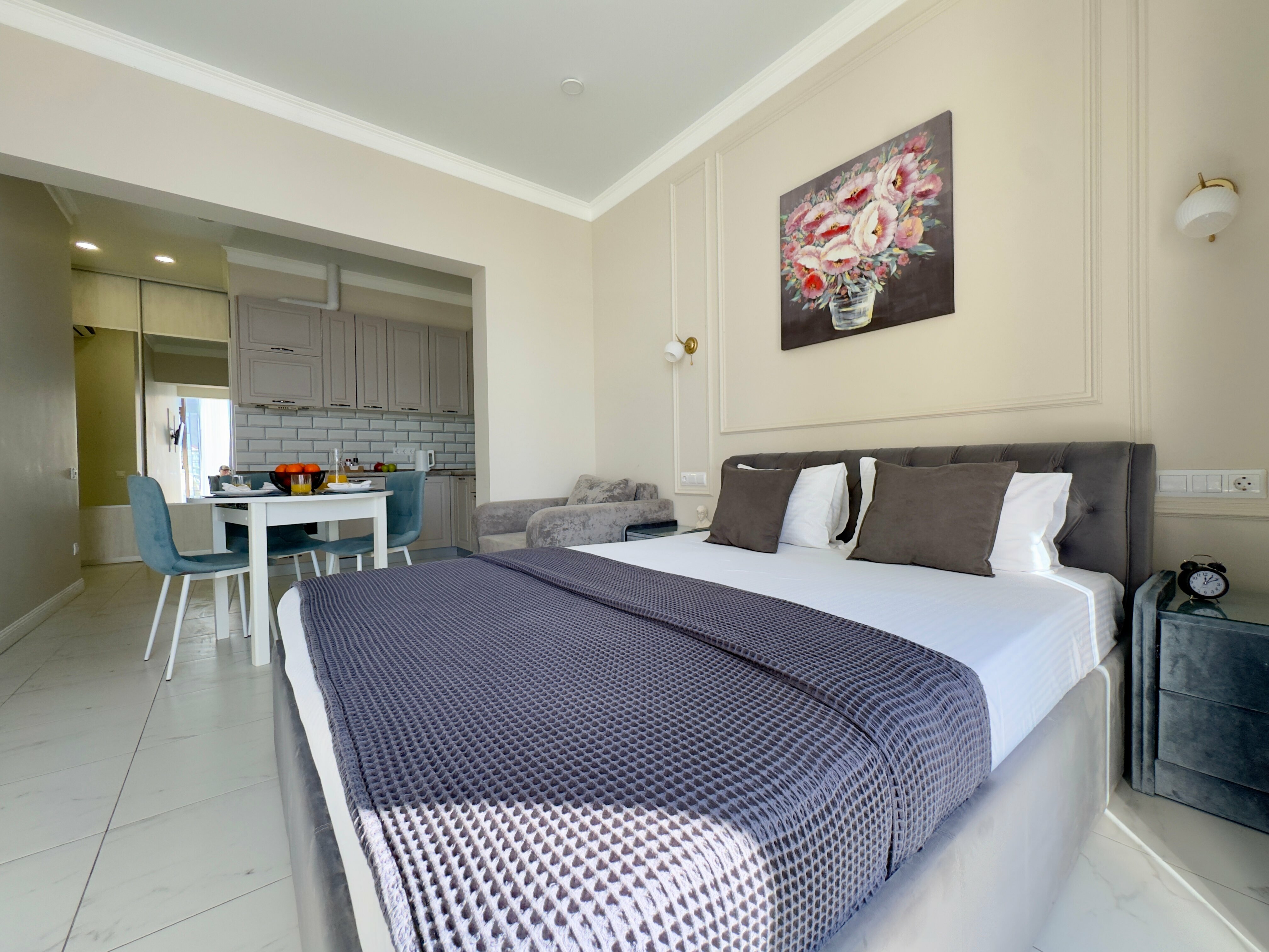 Люкс с видом на море и реку с балконом