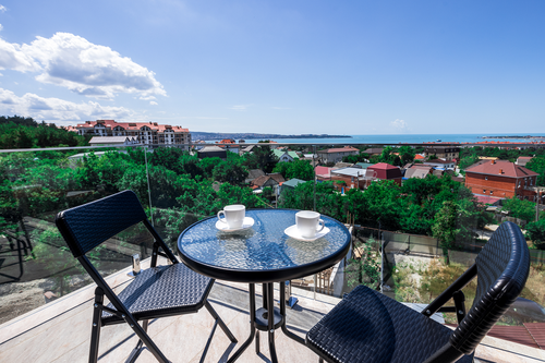 4х местный номер Делюкс с балконом и видом на море