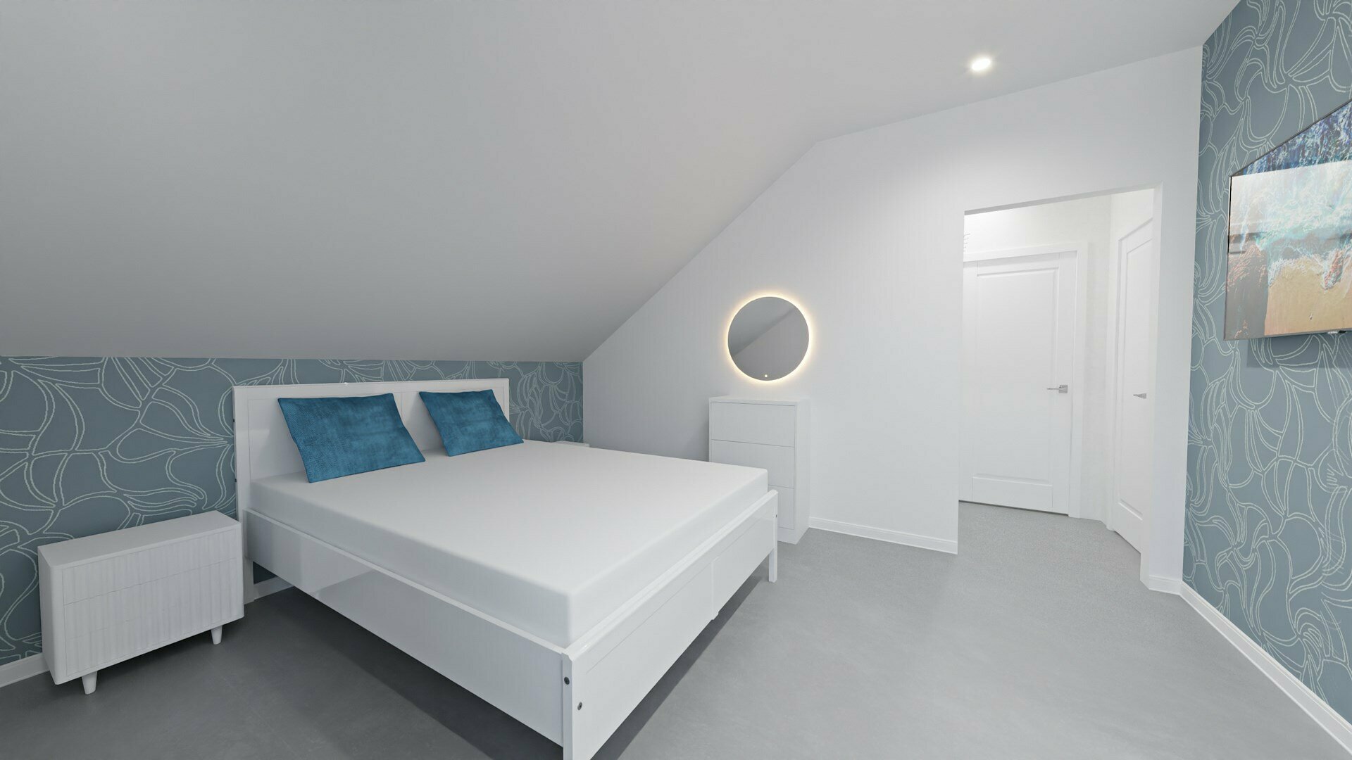 Двухместный Номер с Удобствами (Мансарда)