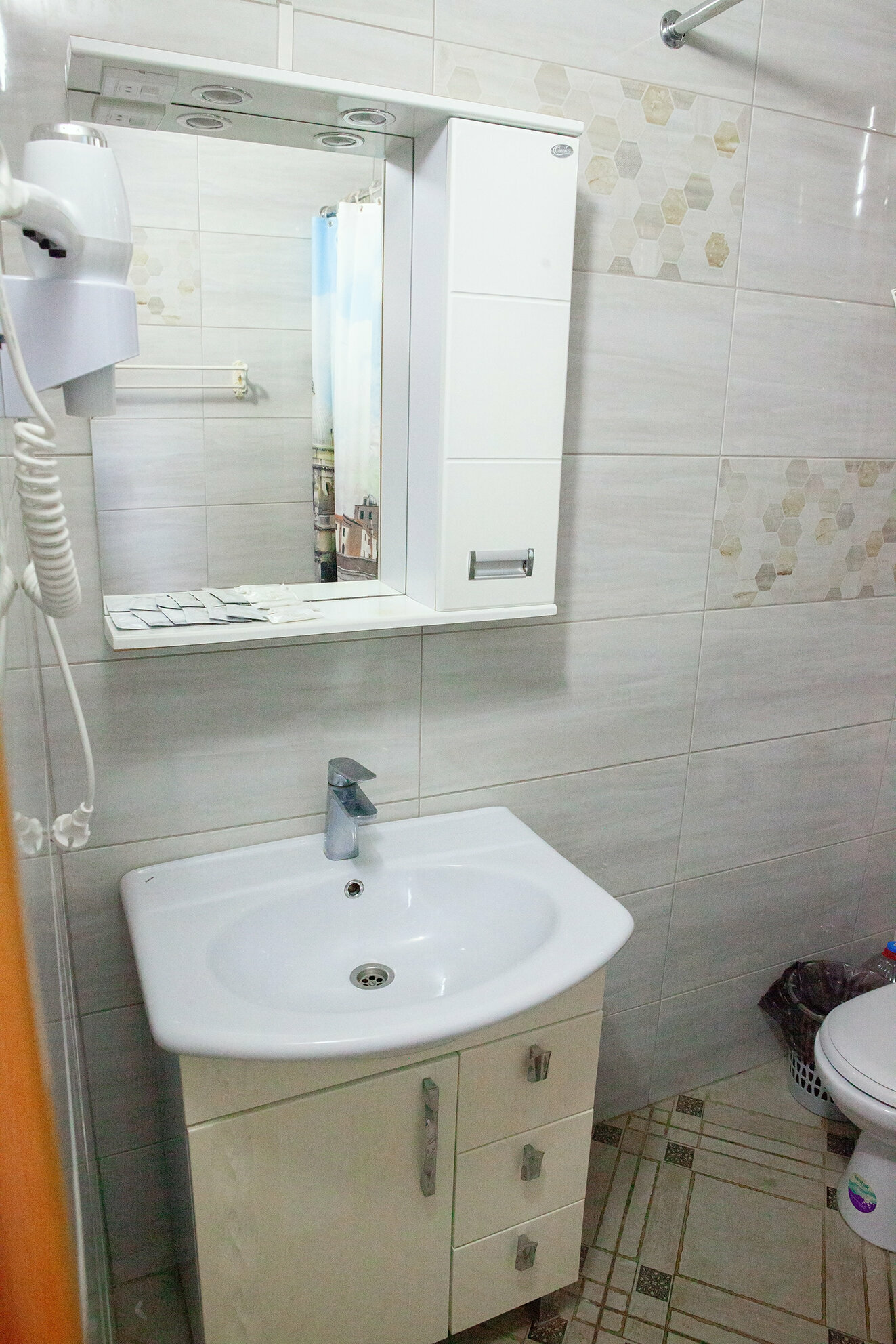 Трехместный номер с видом на город