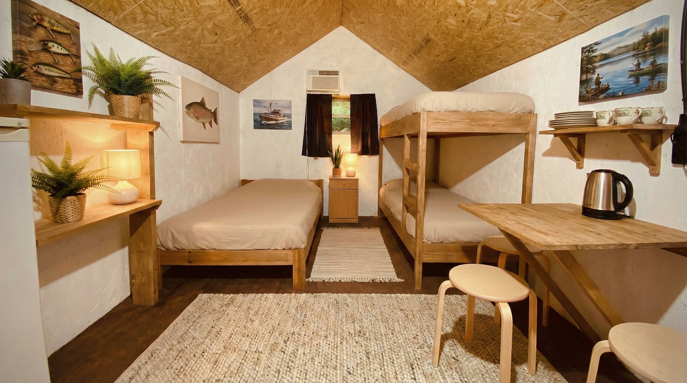 Глэмпинговый домик комфорт