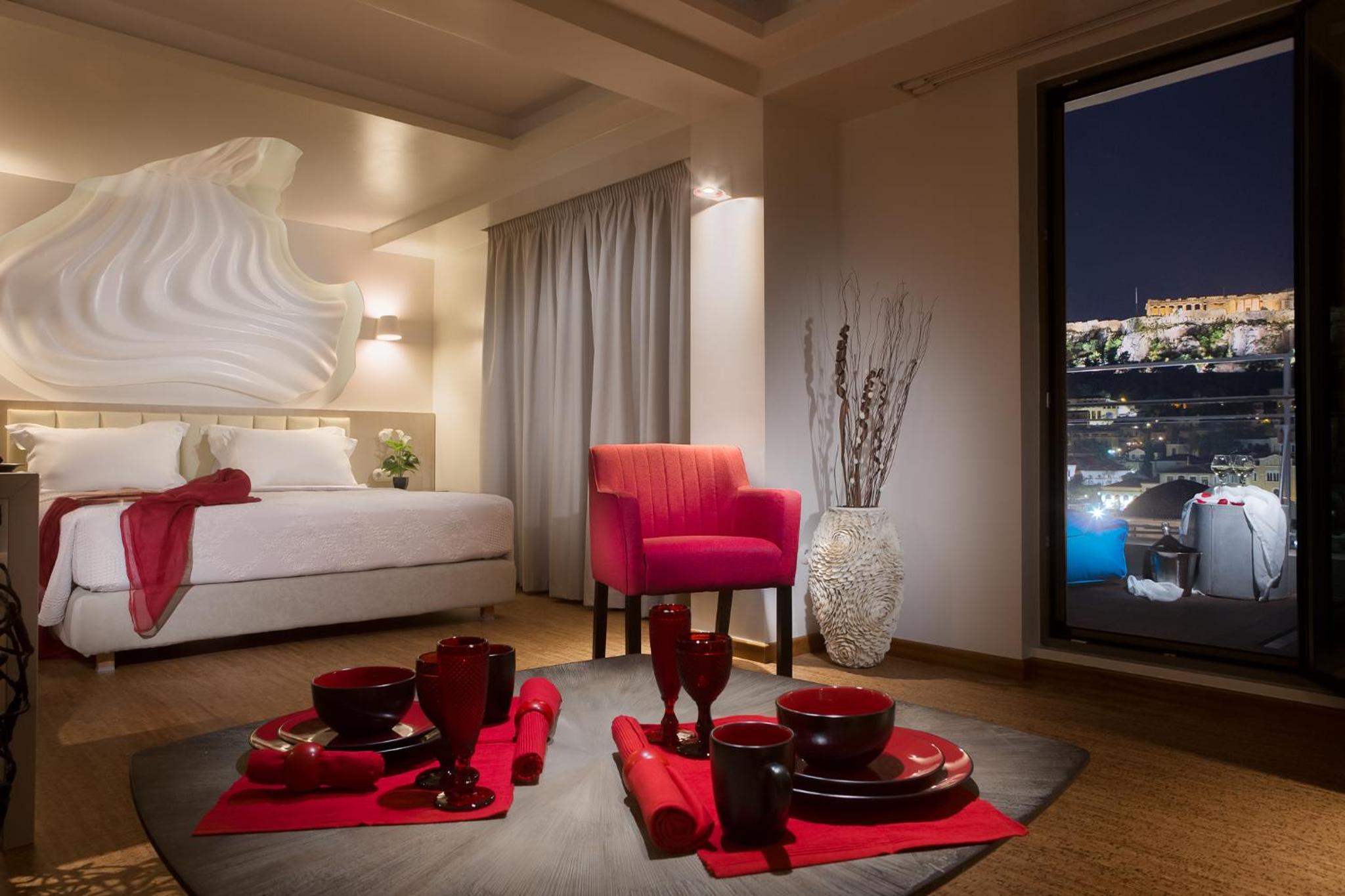 Red Suite Acropolis View