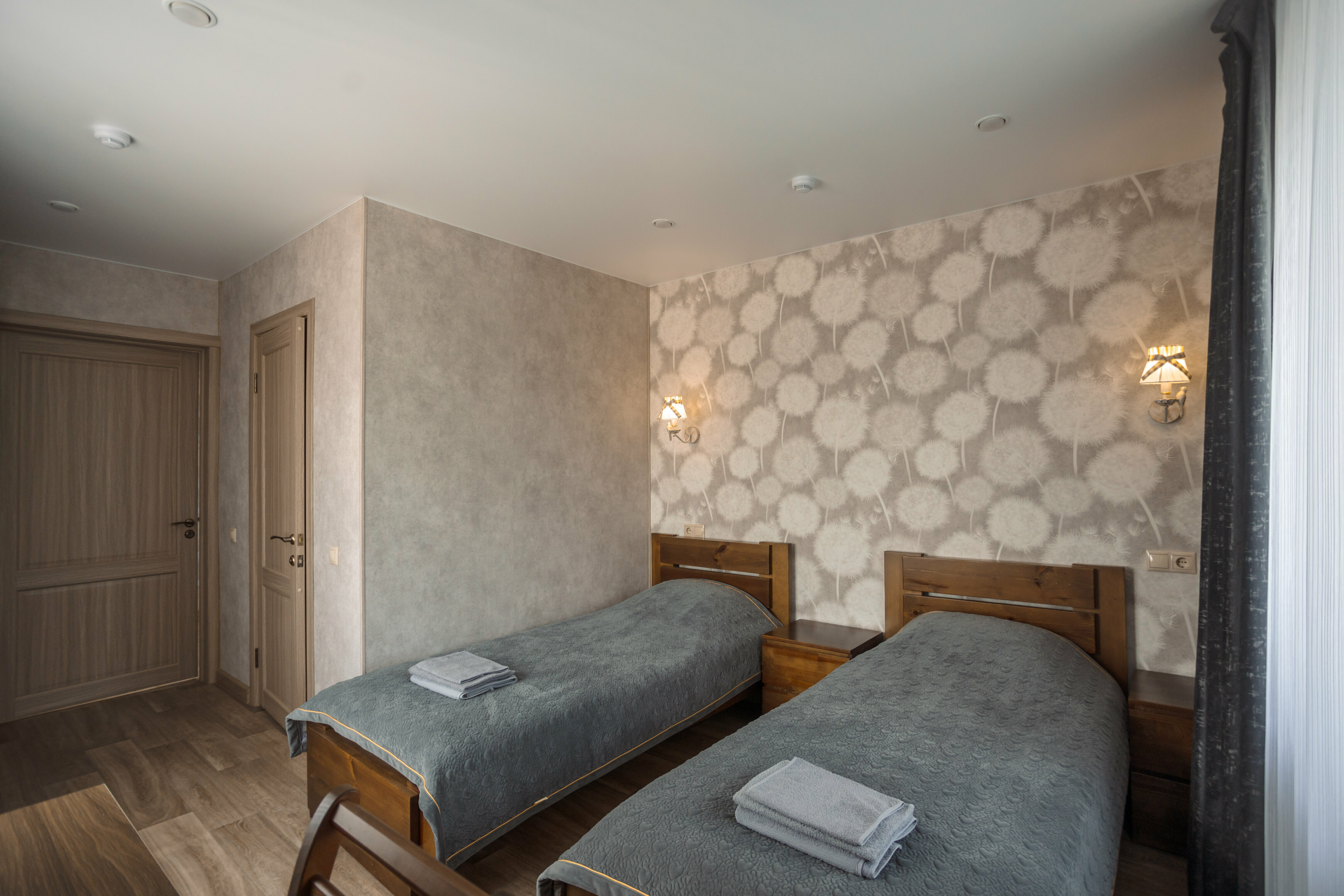 Двухместный номер с 2 отдельными кроватями и душем