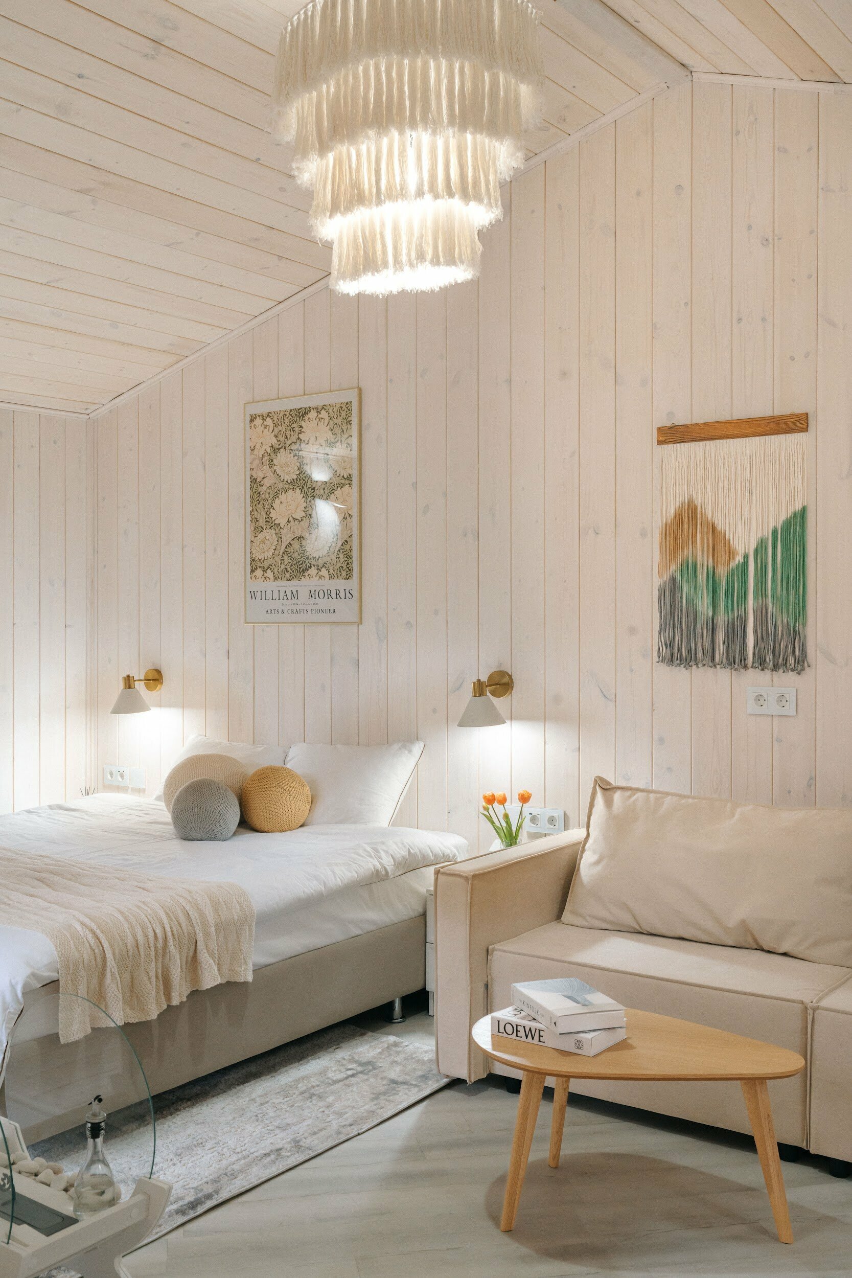 Барн с ванной и видом на озеро