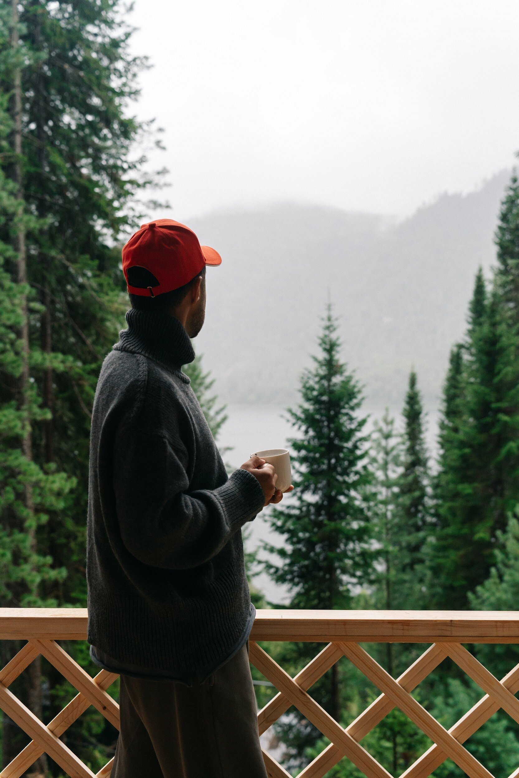 Барн с ванной и видом на озеро