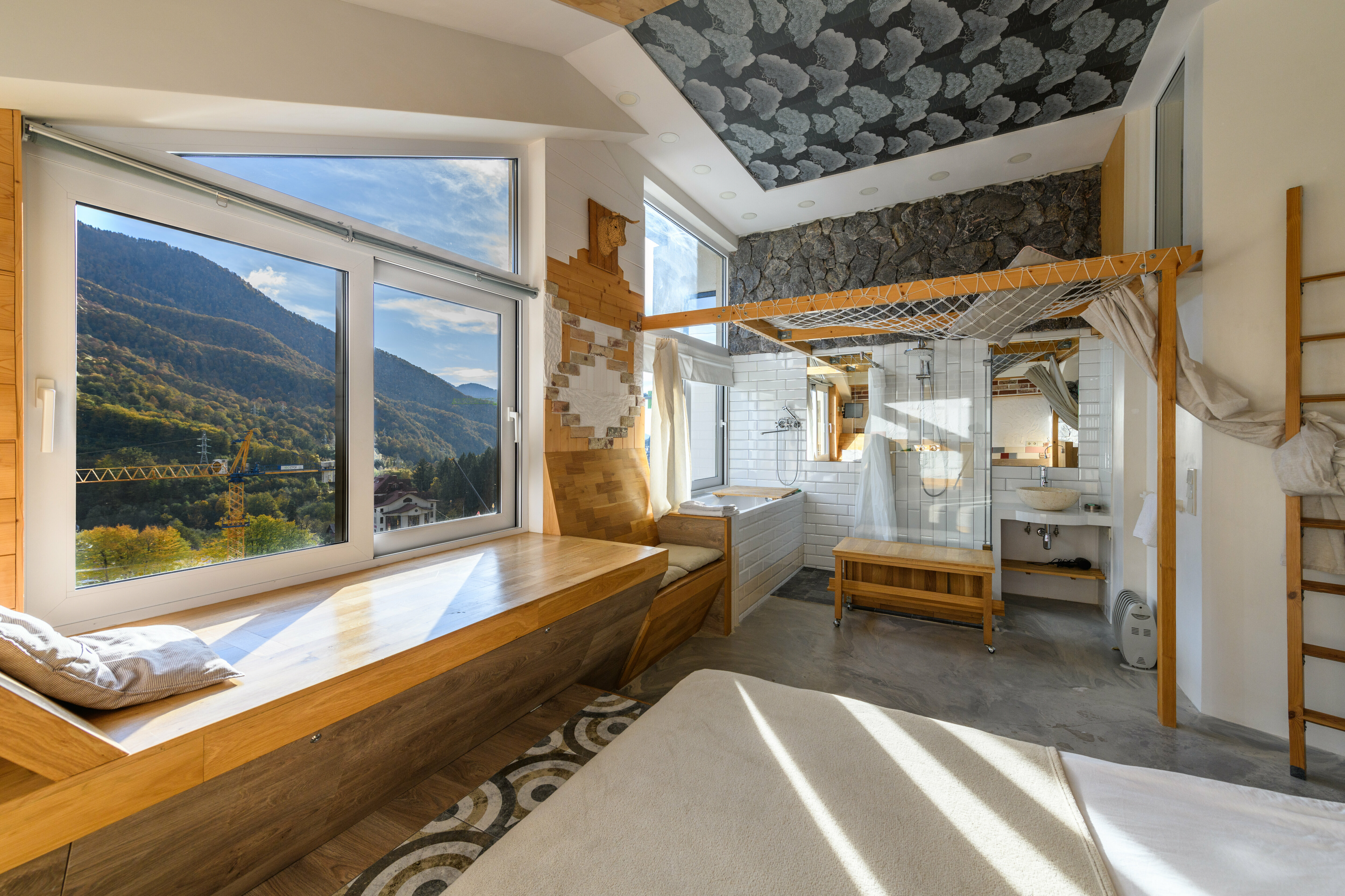 🏡 ETHNICA | 40м² | 3 этаж Ваше окно в горы! Панорамы Красной Поляны с высоты 🌄 ✨