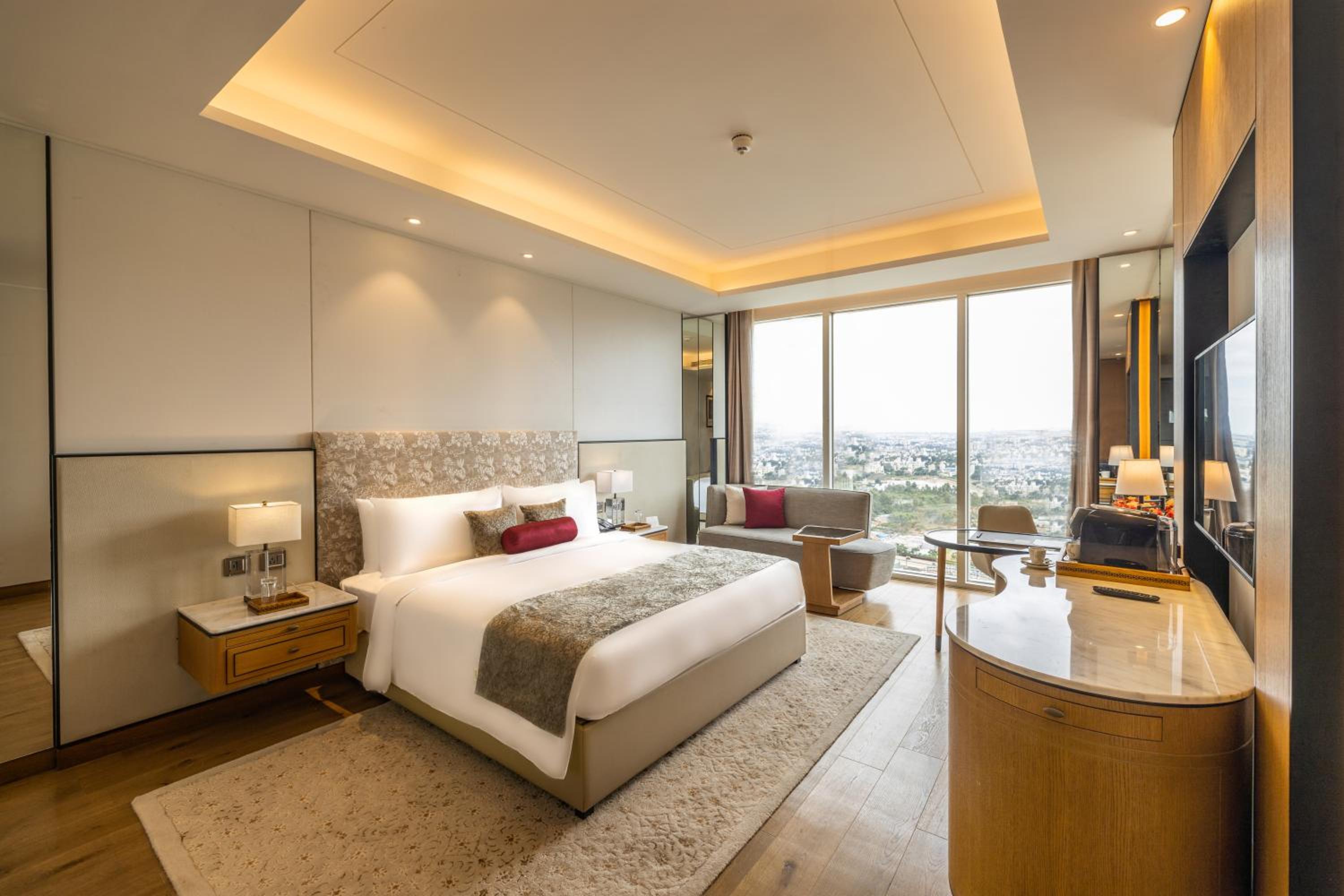 Premier Room overlooking the Pool/Central Park view with 1 Way Airport Transfer & Complimentary meals for children below 12 yrs at Quattro on the room package booked