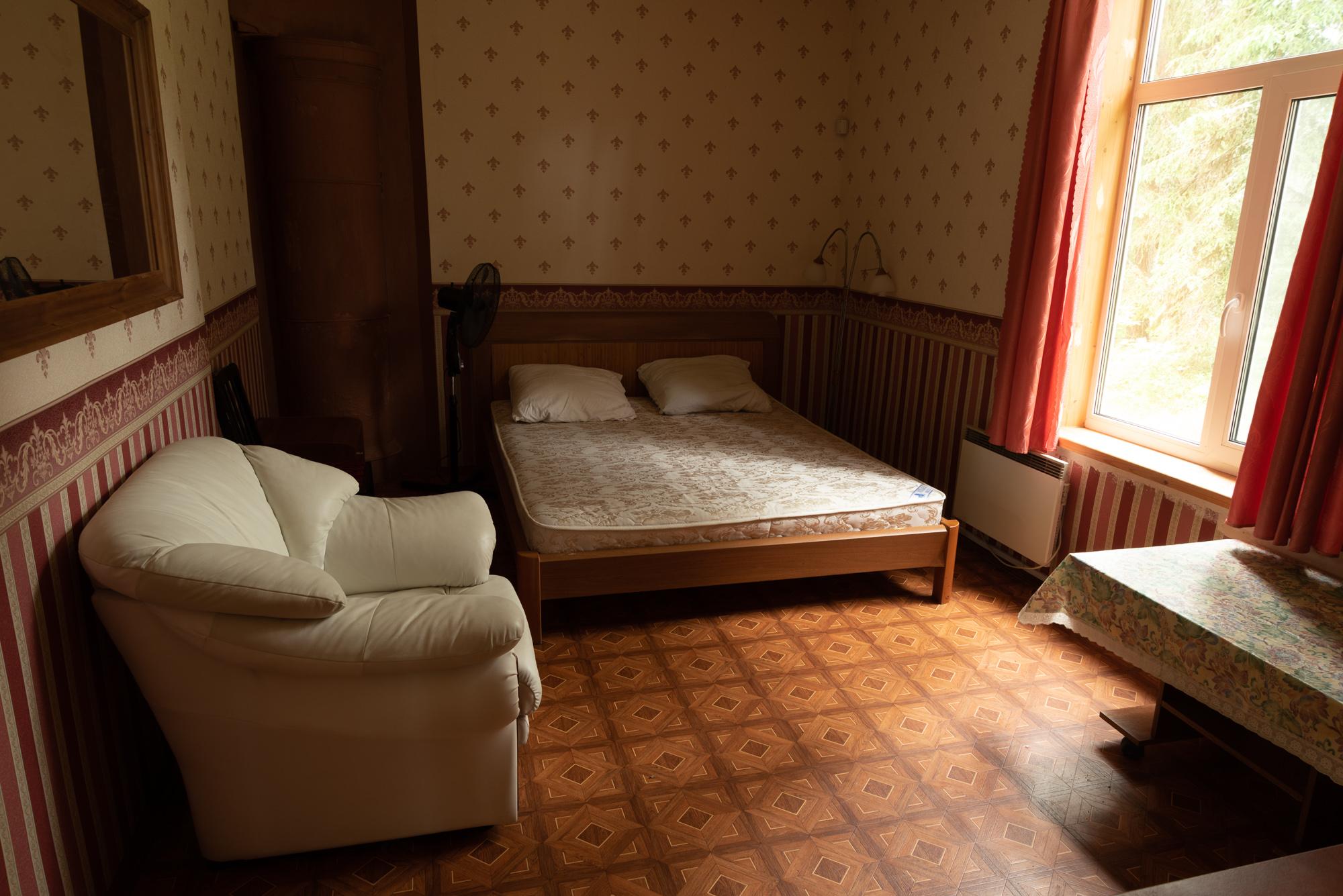 Апартаменты с кухней и двуспальной кроватью