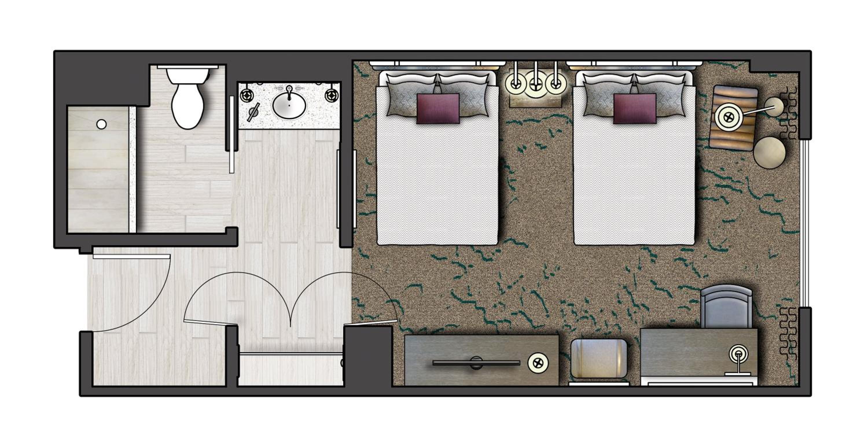 Club Level Room - Two Queen Beds (Includes FREE^ Universal Express Unlimited)