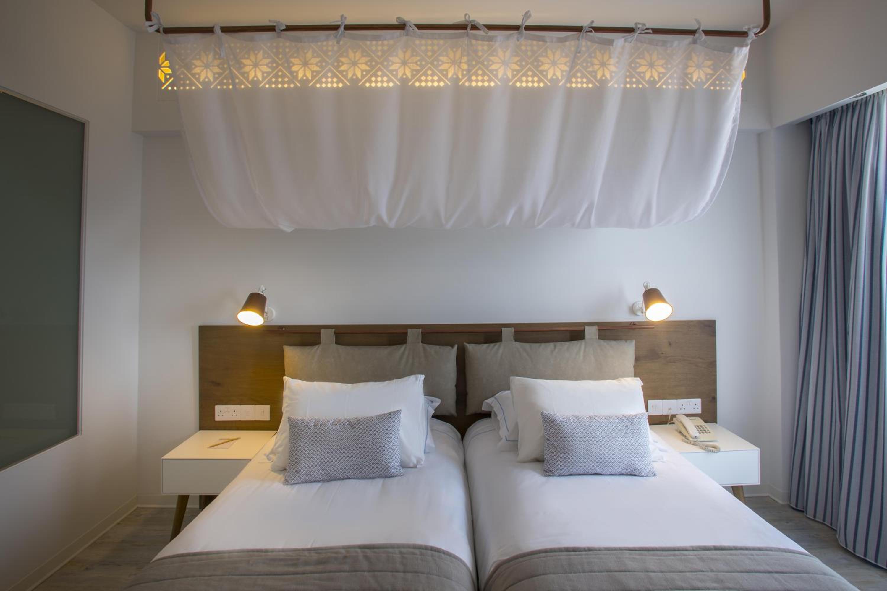 Double or Twin Room with Side Sea View