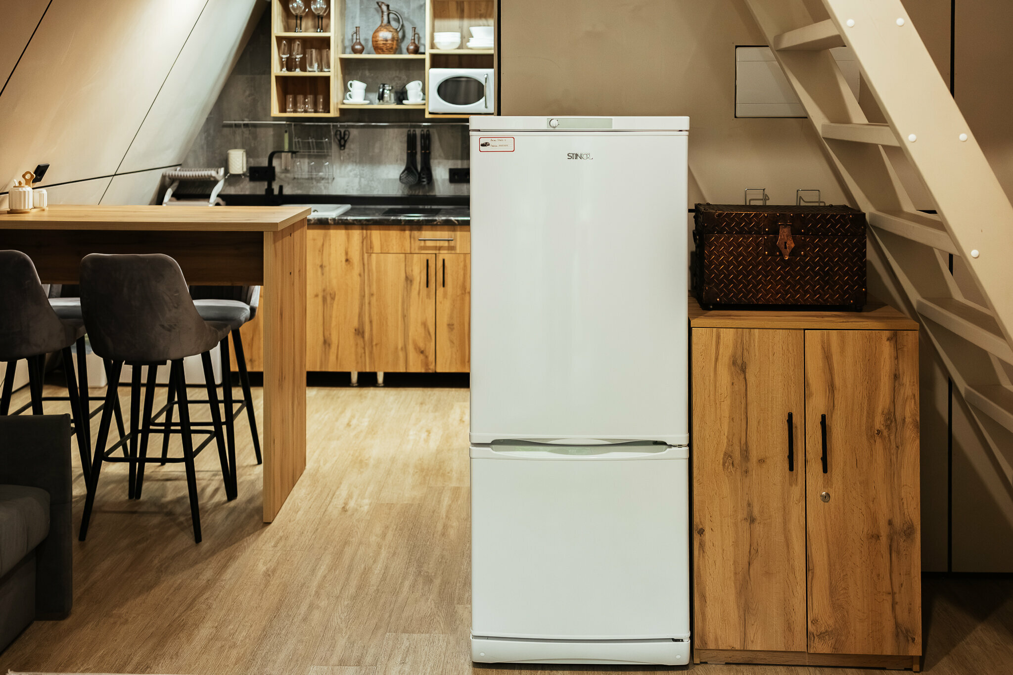 Дом A-frame лесной