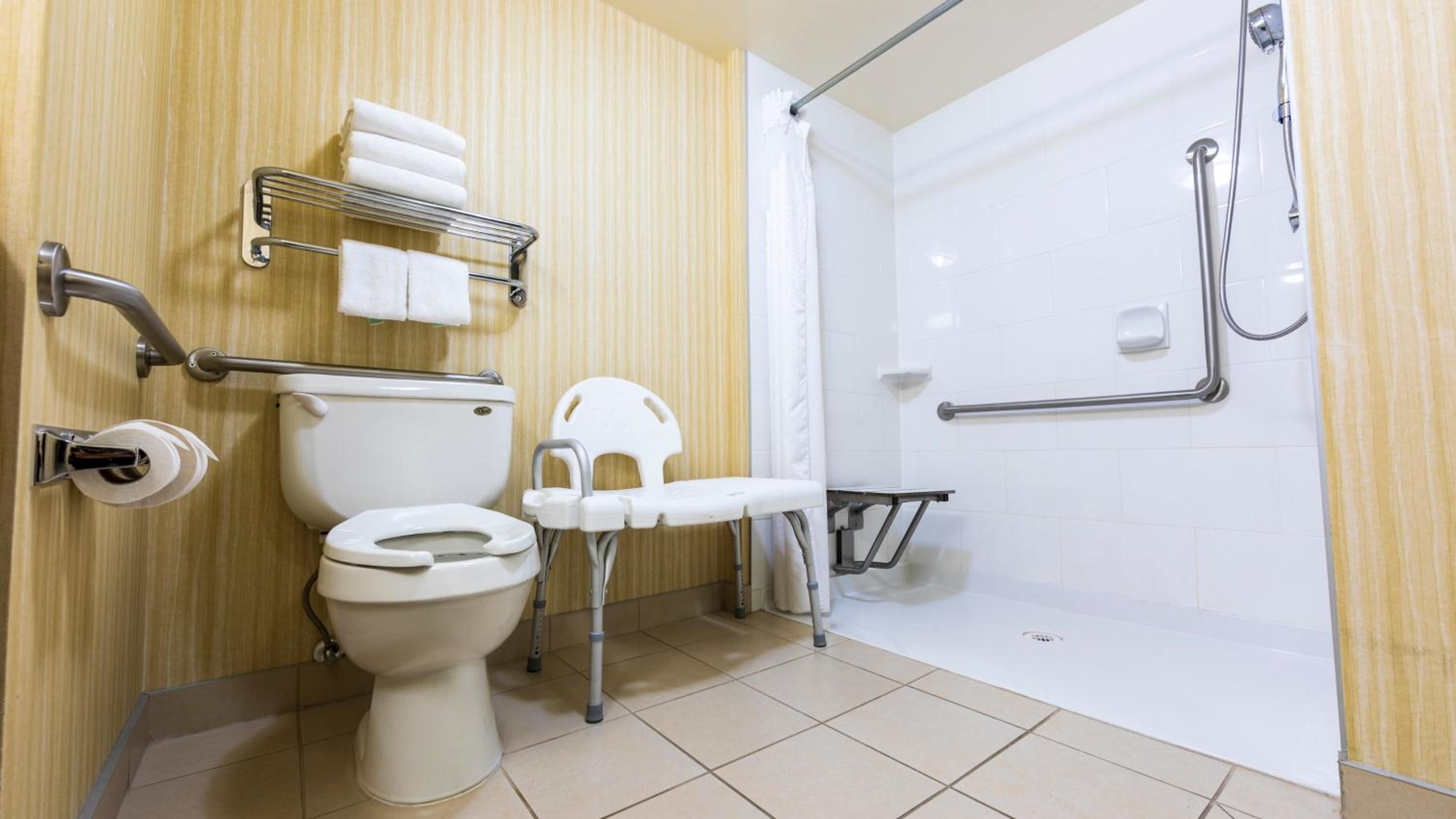 Standard King Room with Roll In Shower and Sofa Bed - Mobility Accessible