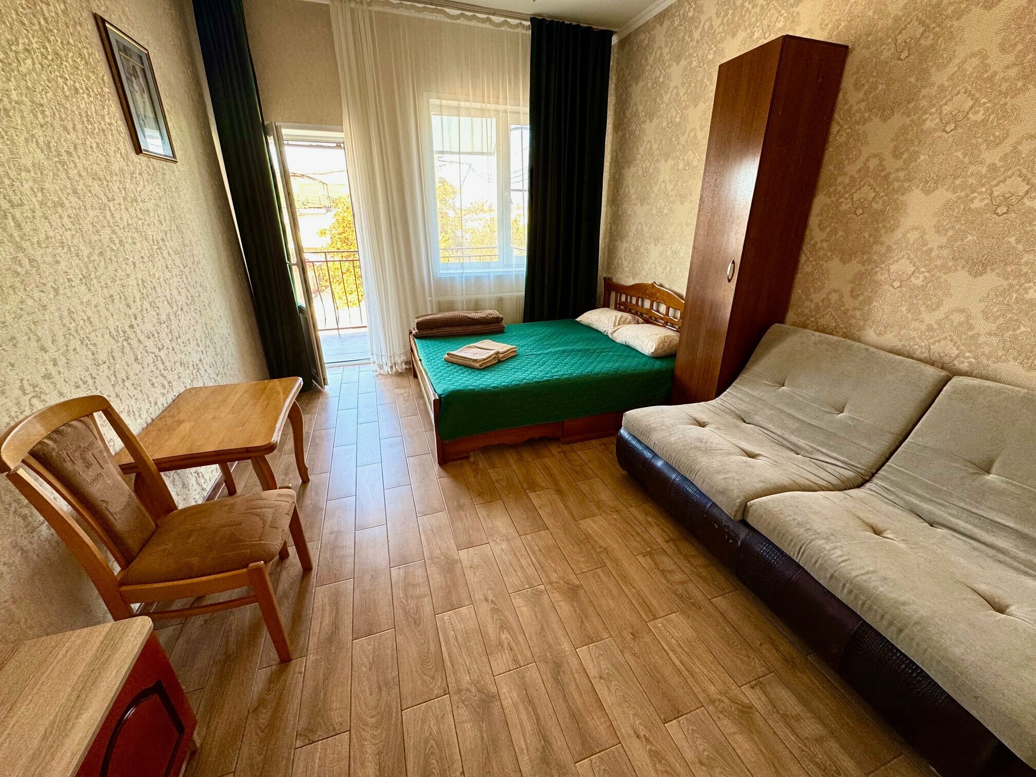 Двухместный номер Делюкс с 1 кроватью и балконом