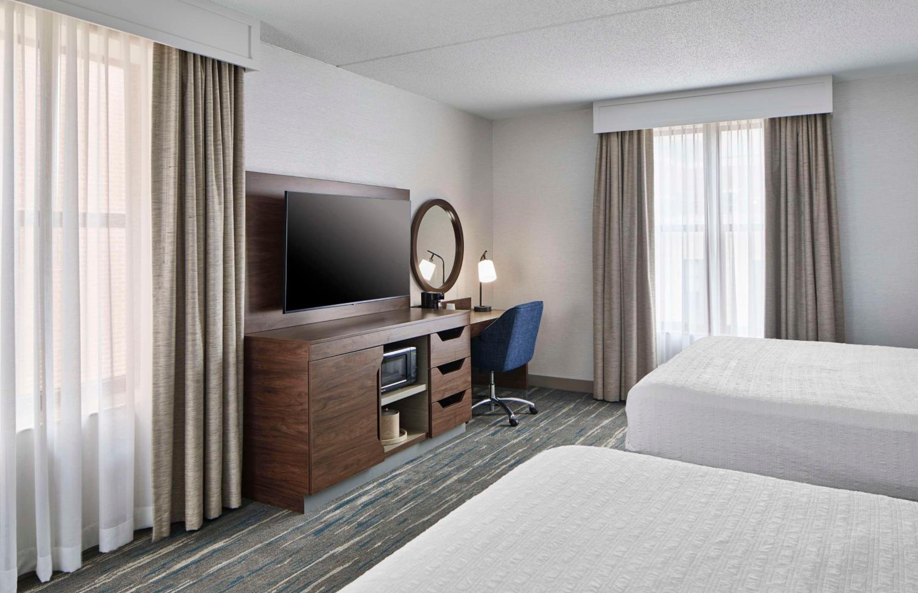 Room with Two King Beds and Sofa Bed