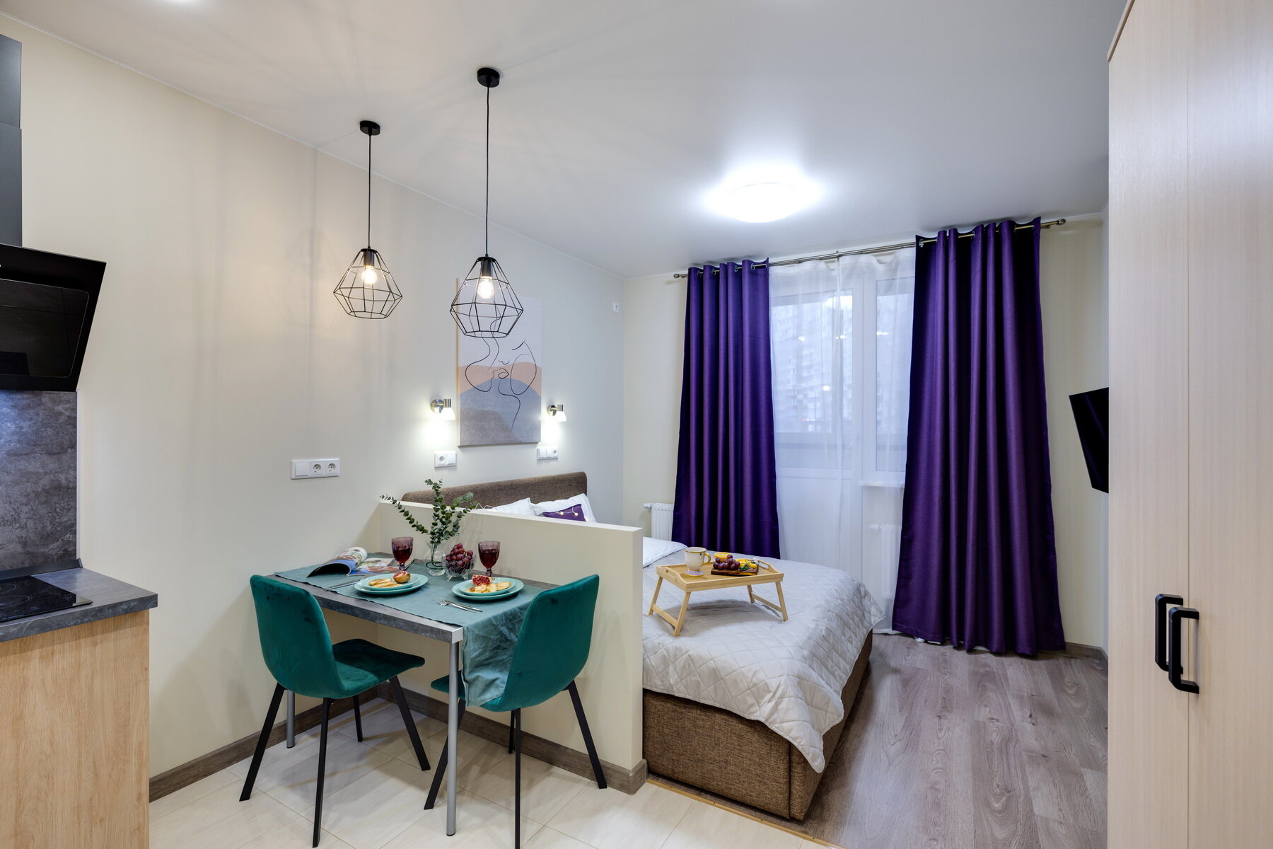 Двухместный номер Делюкс с 1 кроватью и балконом