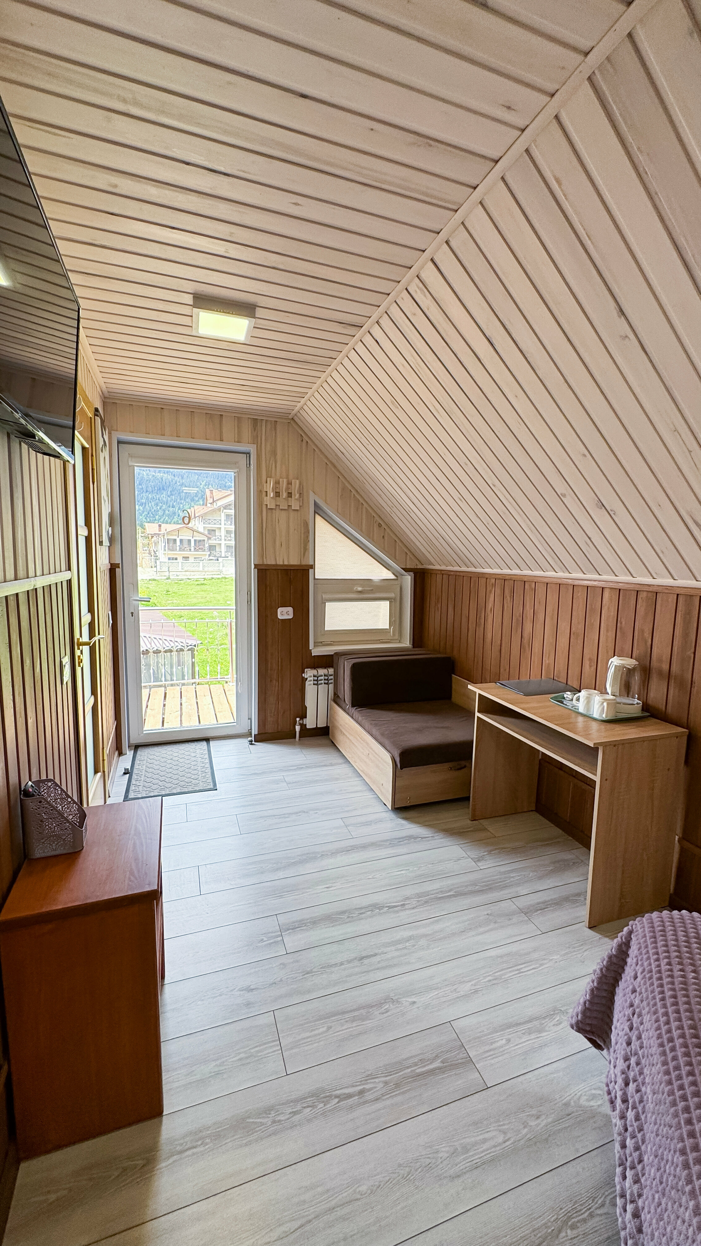 Двухместный номер с 1 кроватью и балконом