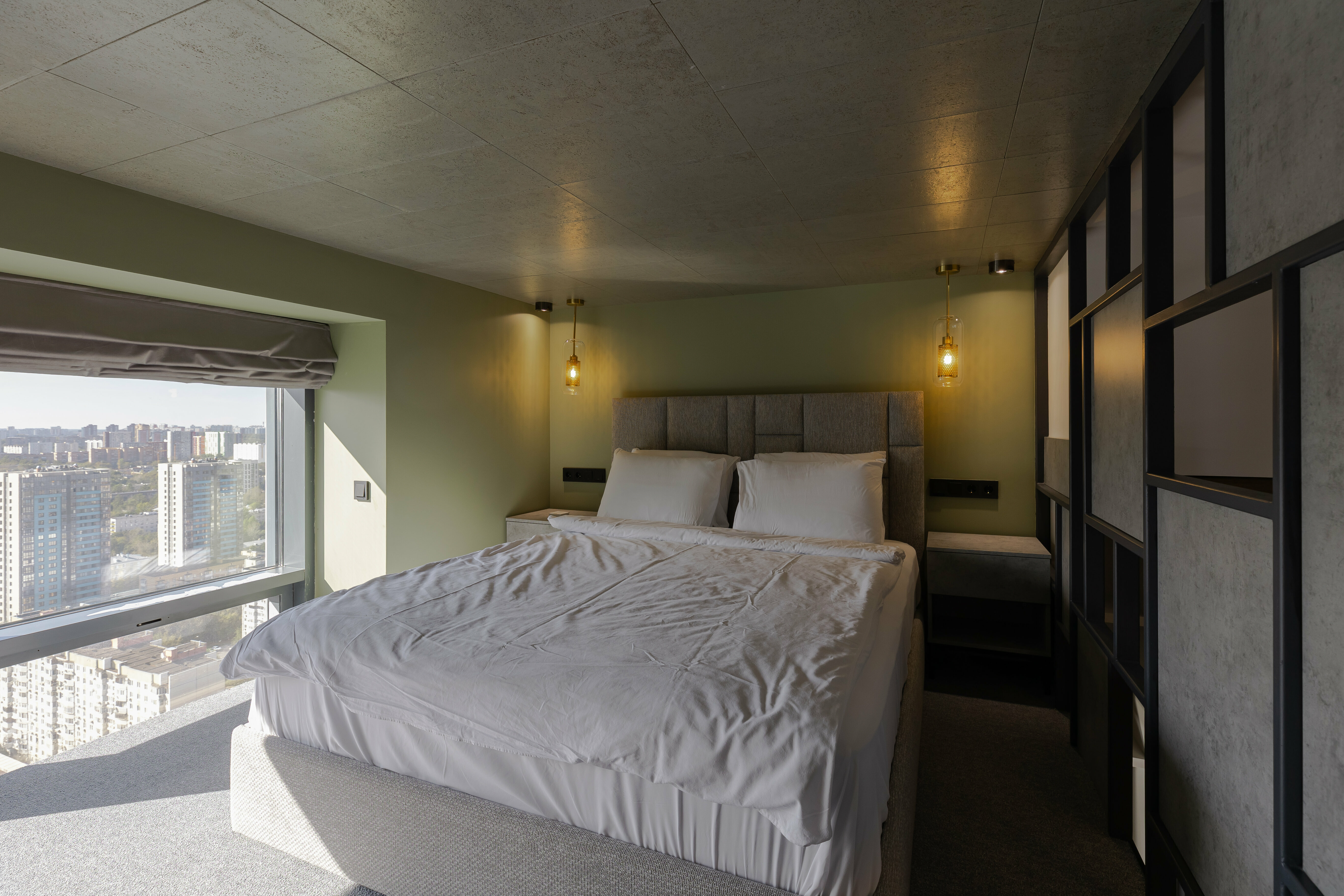 Двухуровневый четырёхместный апартамент  с панорамным видом на Мокву