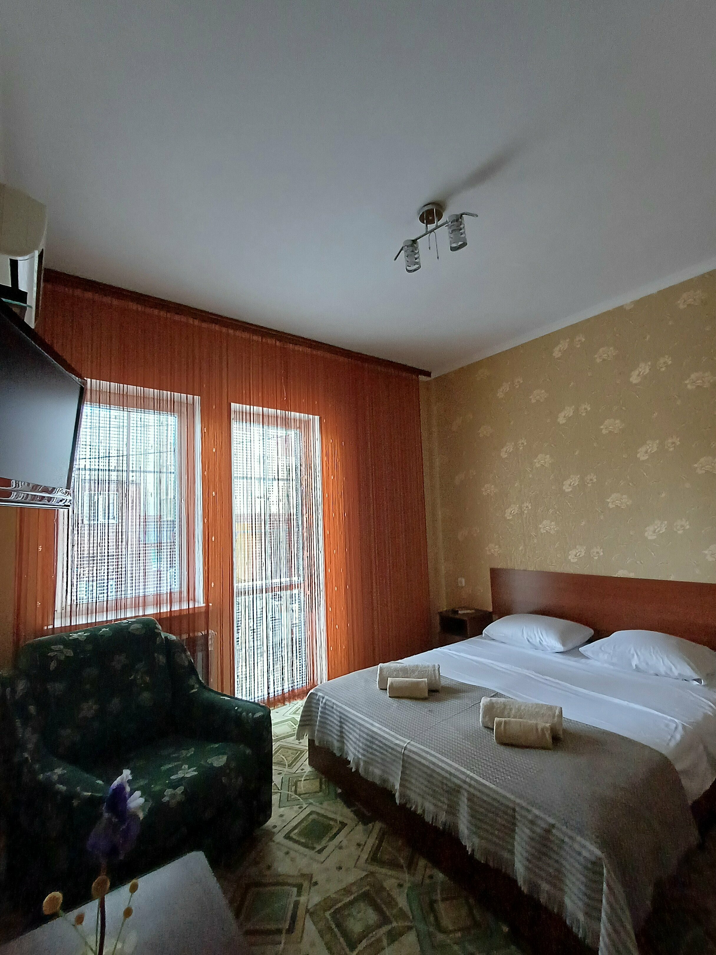 Двухместный номер с 1 кроватью и балконом