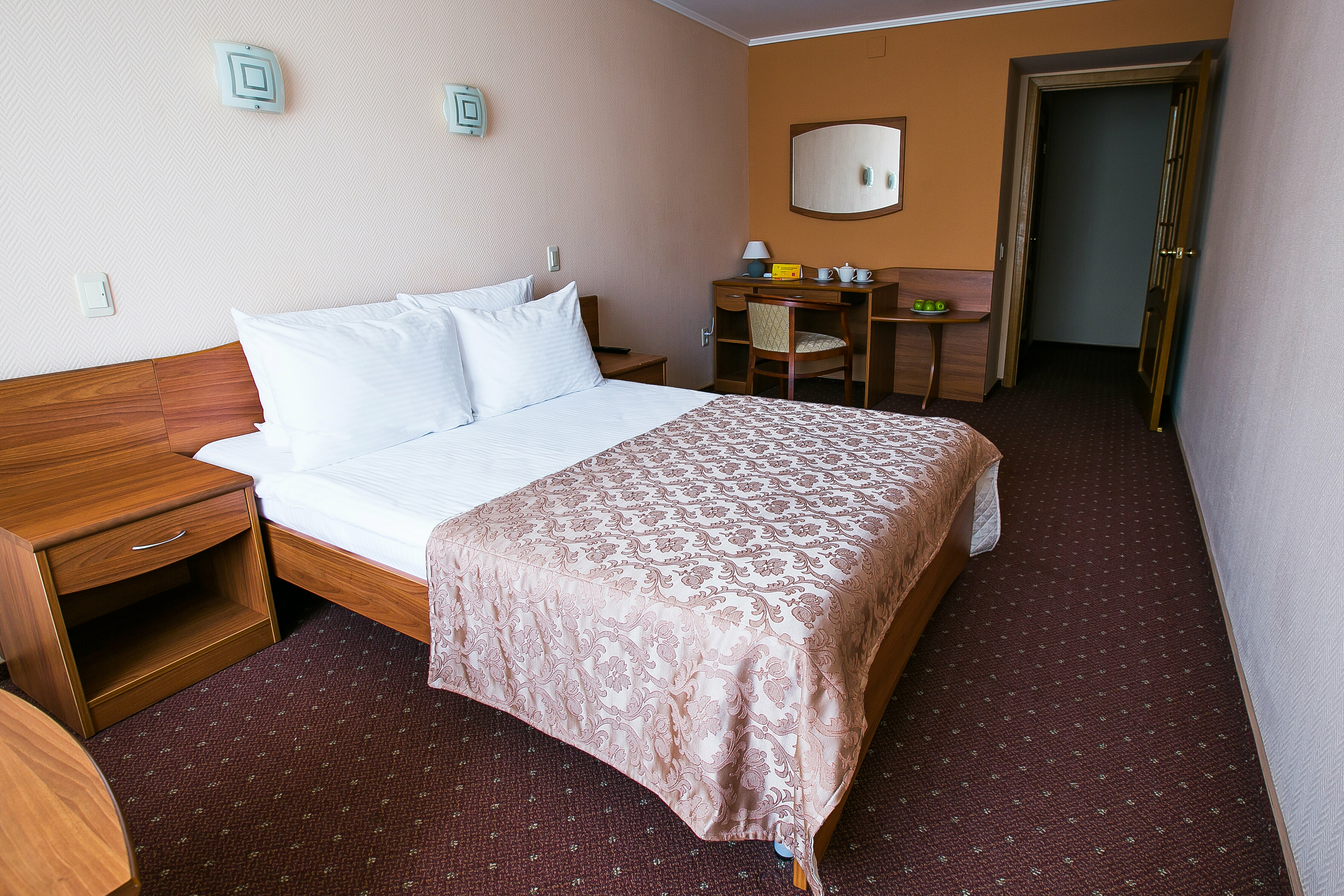 Двухместный номер с 1 кроватью и балконом