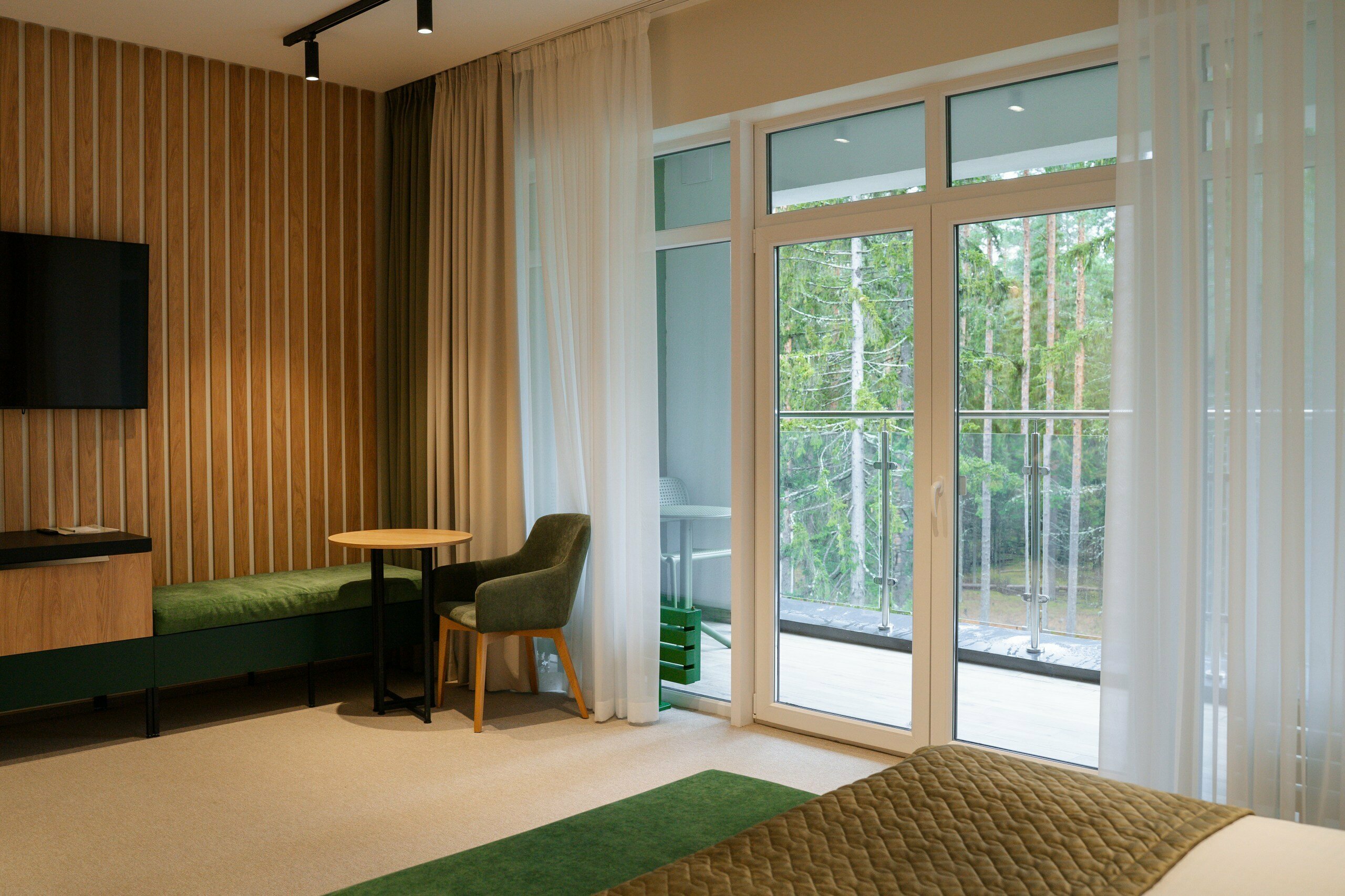 Двухместный номер с 1 кроватью или 2 отдельными кроватями и балконом