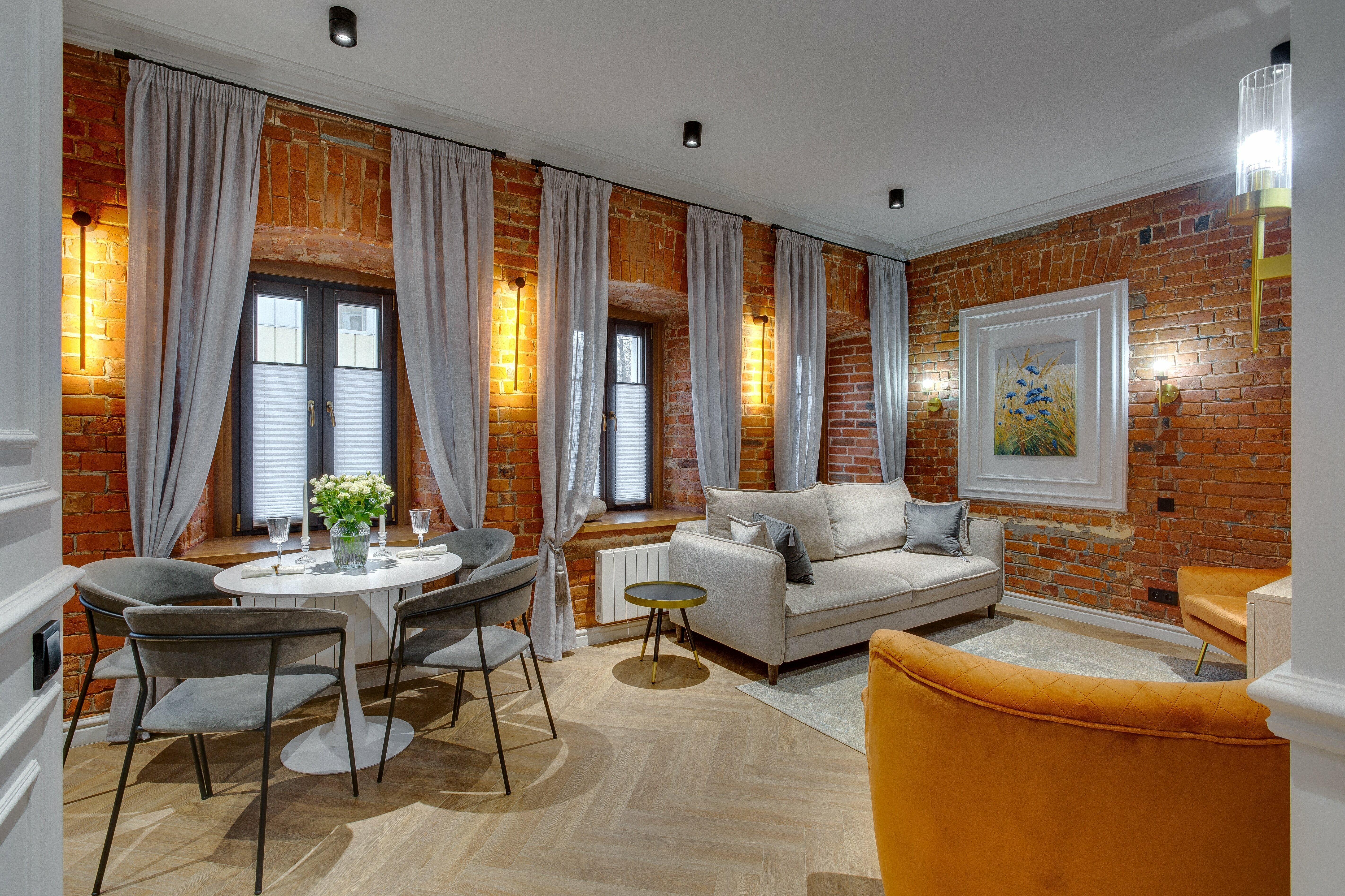 Апартаменты с 1 спальней