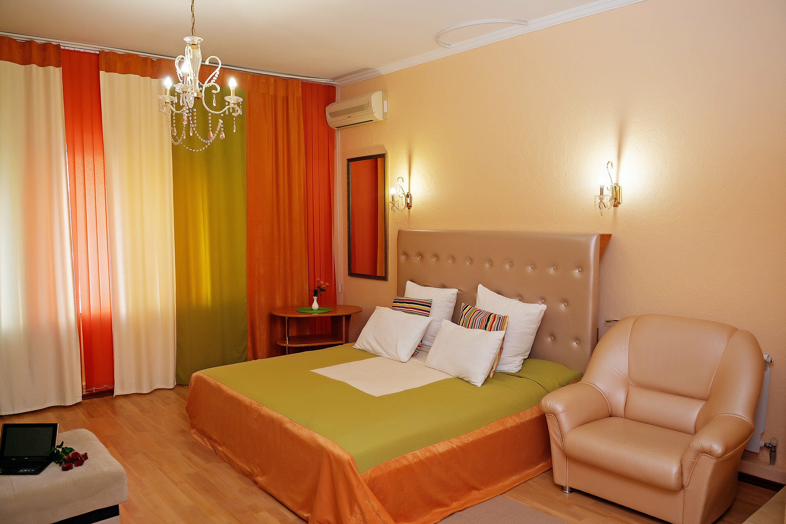 Двухместный номер с 1 кроватью и гидромассажной ванной