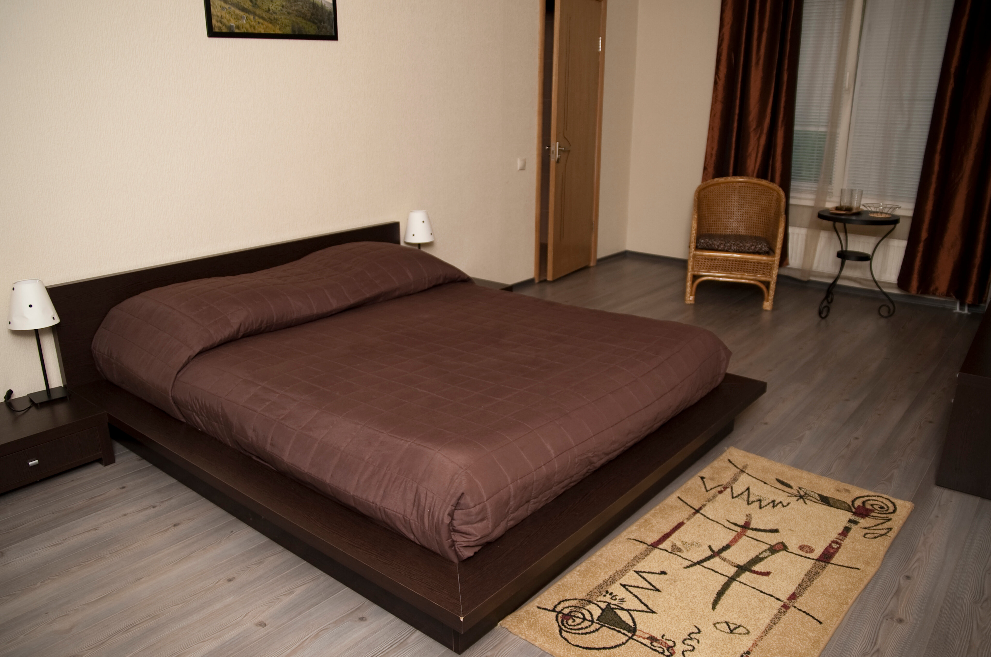 Двухместный номер с 1 кроватью и видом на парк