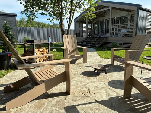 Уютный дом УСАДЬБА с авторской баней и панорамными окнами