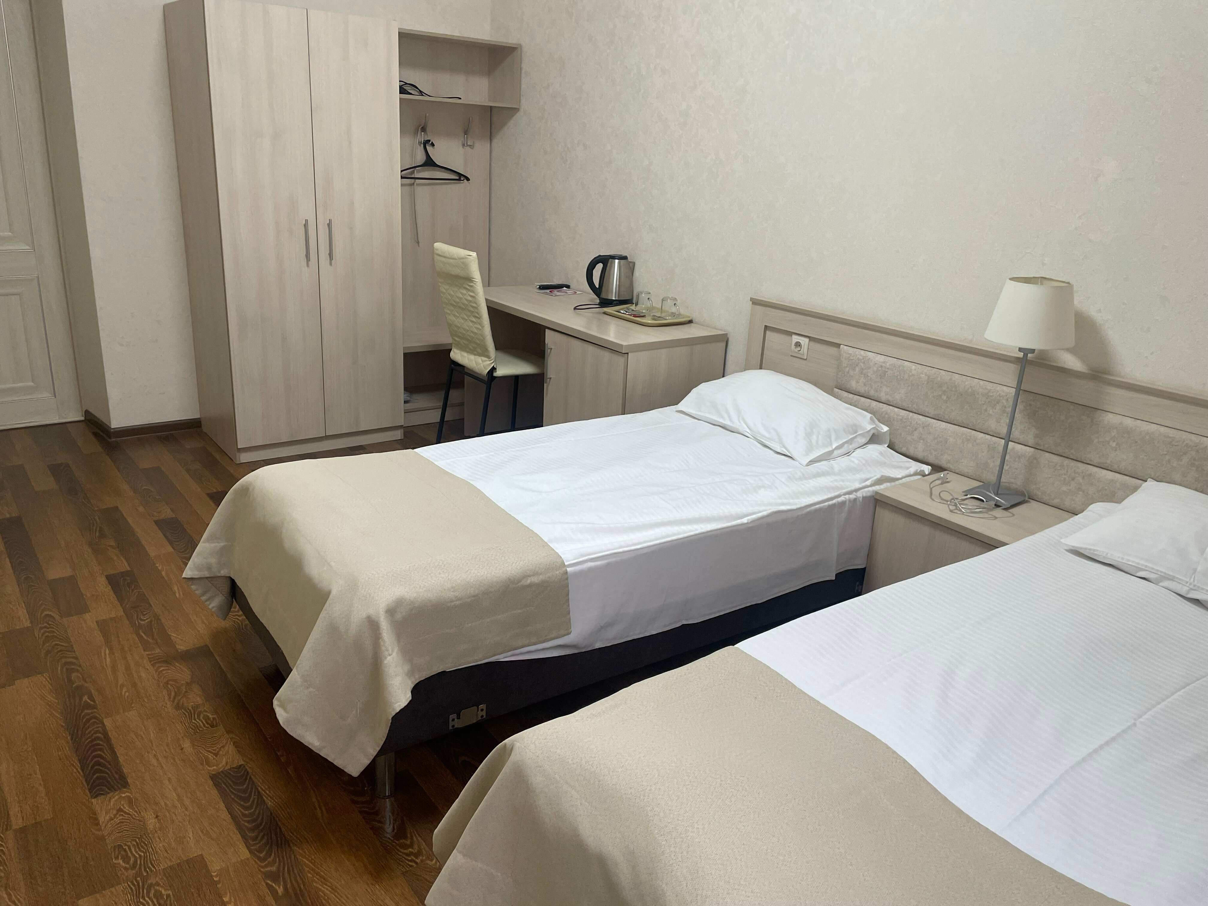 Двухместный номер эконом-класса с 1 кроватью или 2 отдельными кроватями