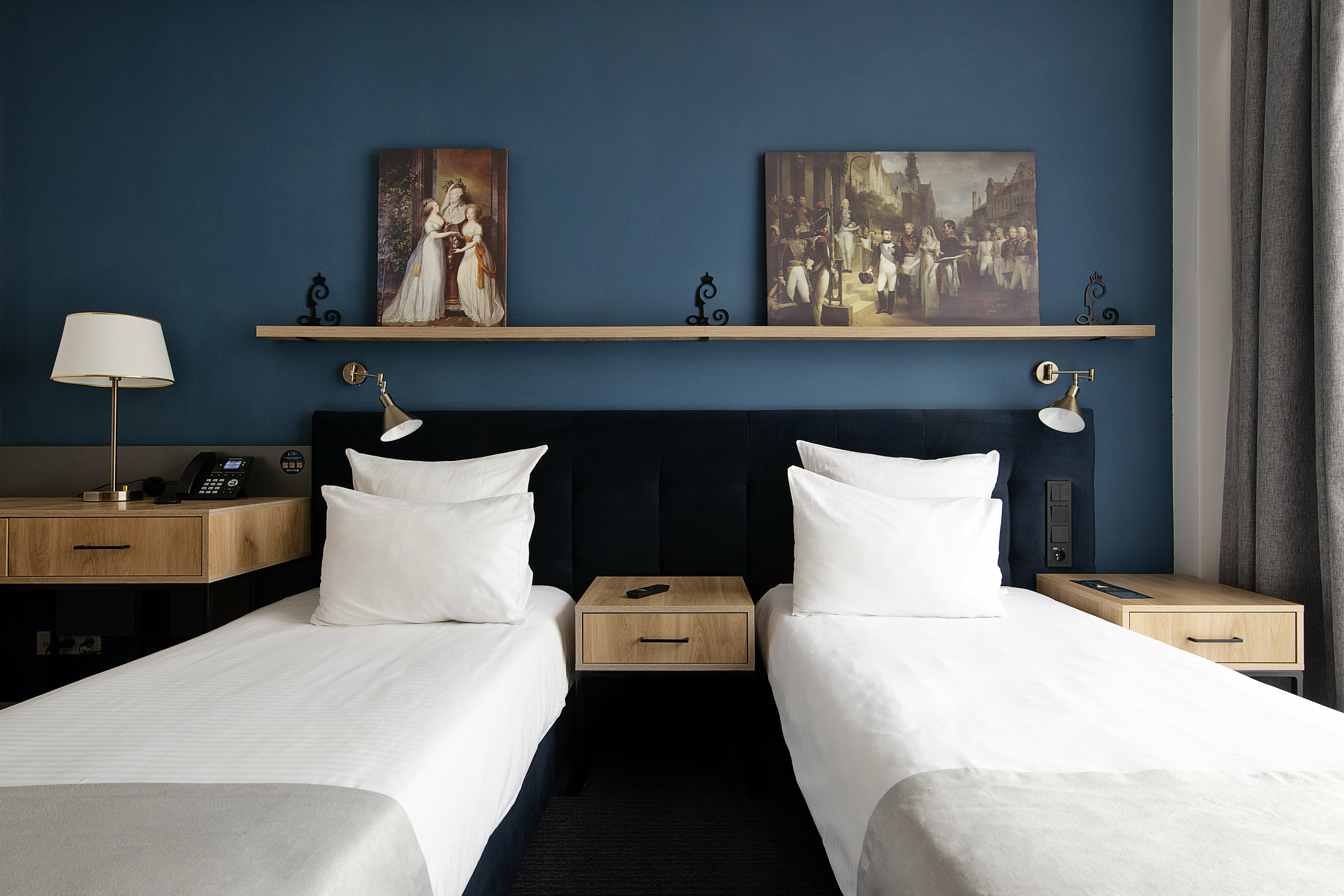 Стандартный номер с видом на город, террасой и двумя отдельными кроватями