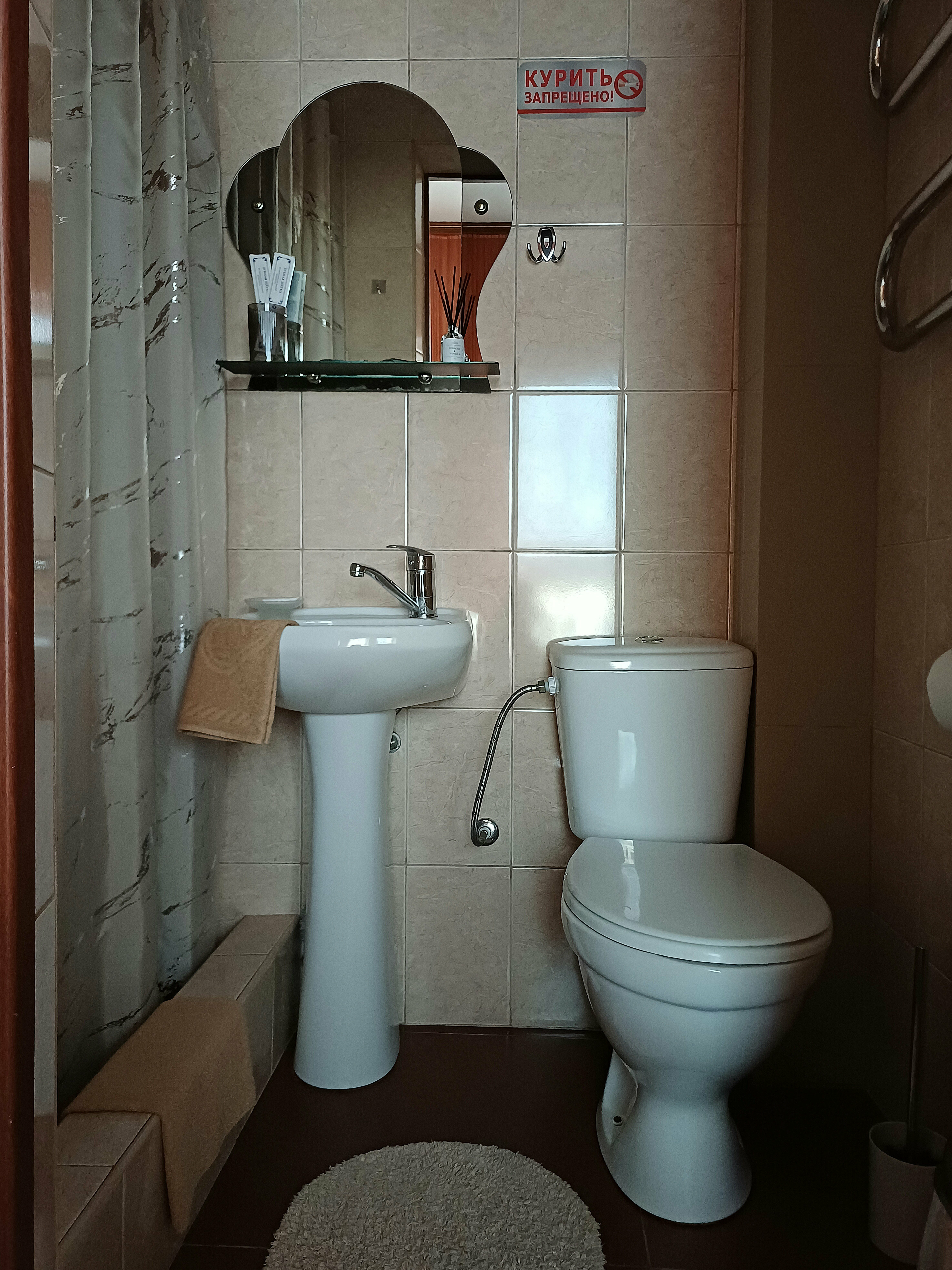 Двухместный номер с 1 кроватью и балконом