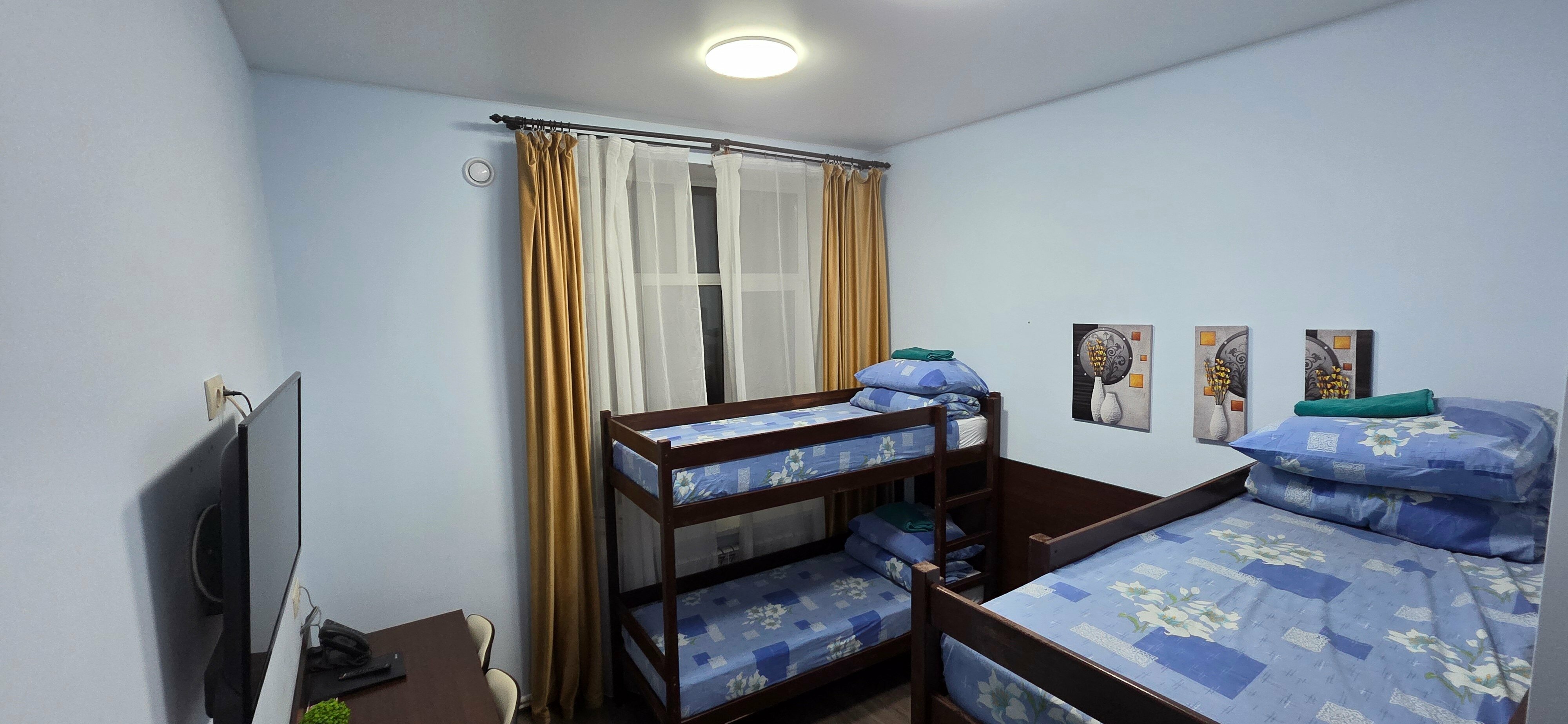 Общий 4-местный номер для мужчин