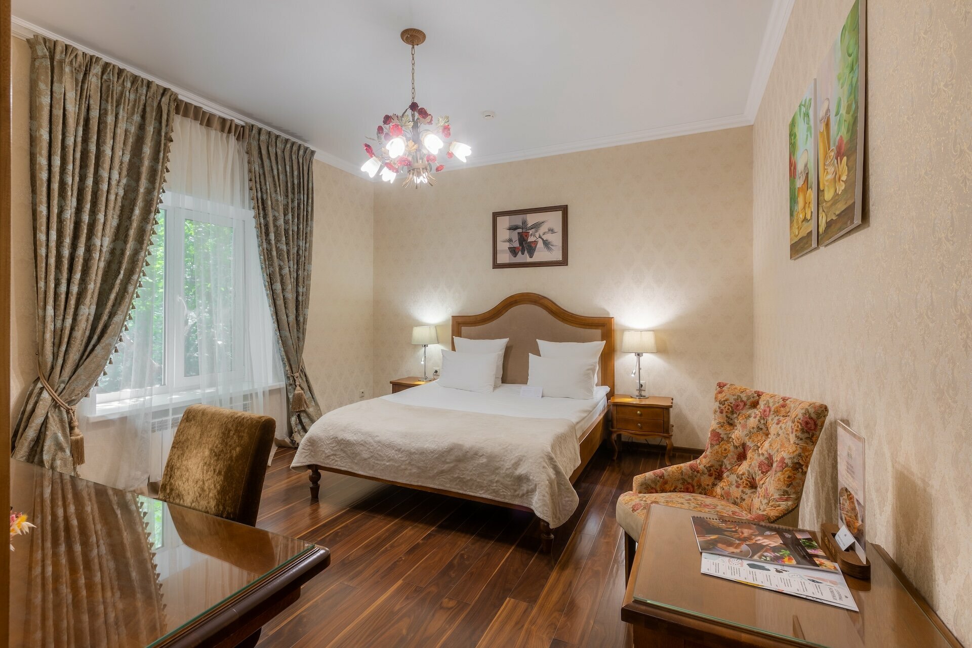 Двухместный номер с 1 кроватью и видом на парк