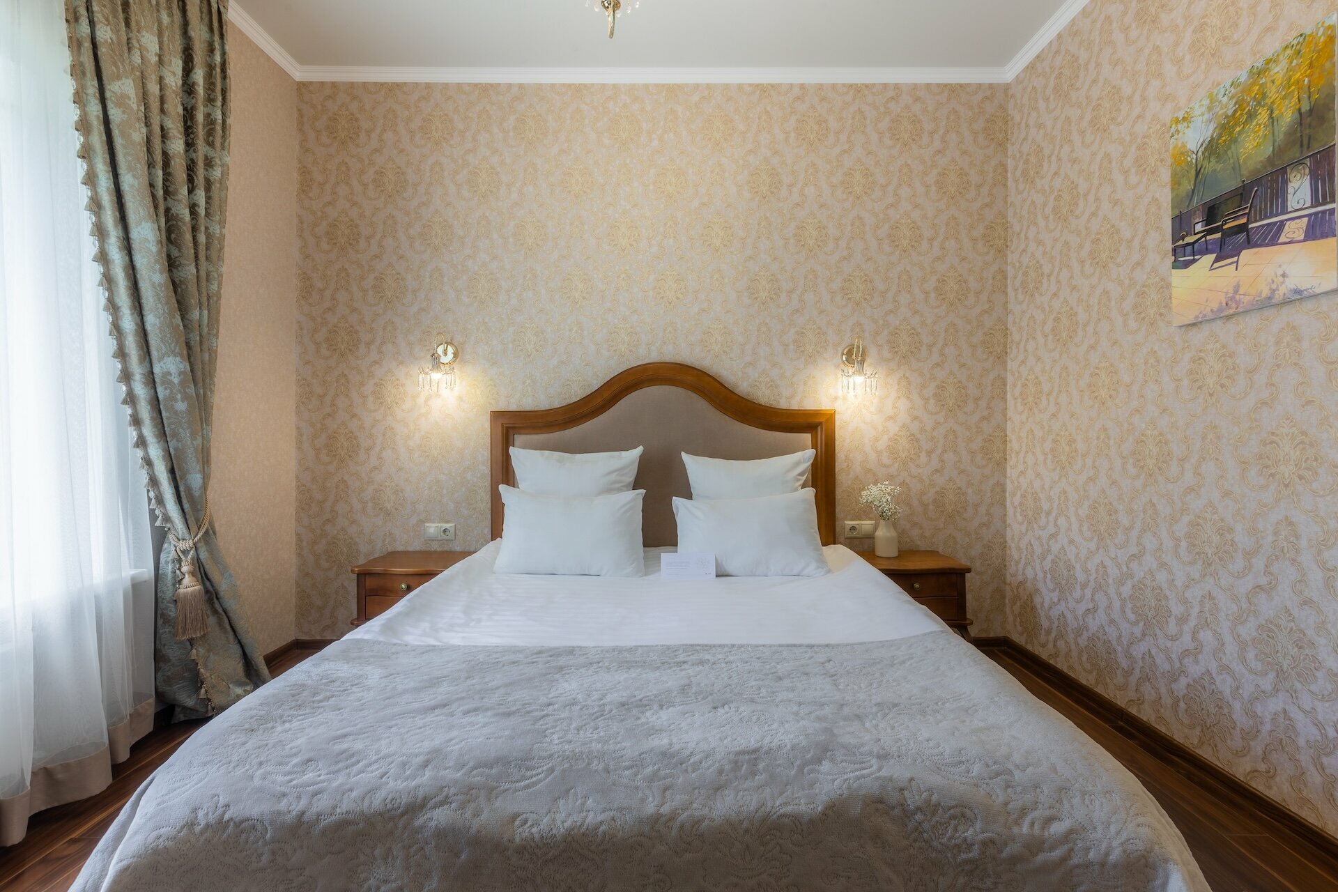 Двухместный номер с 1 кроватью и видом на сад