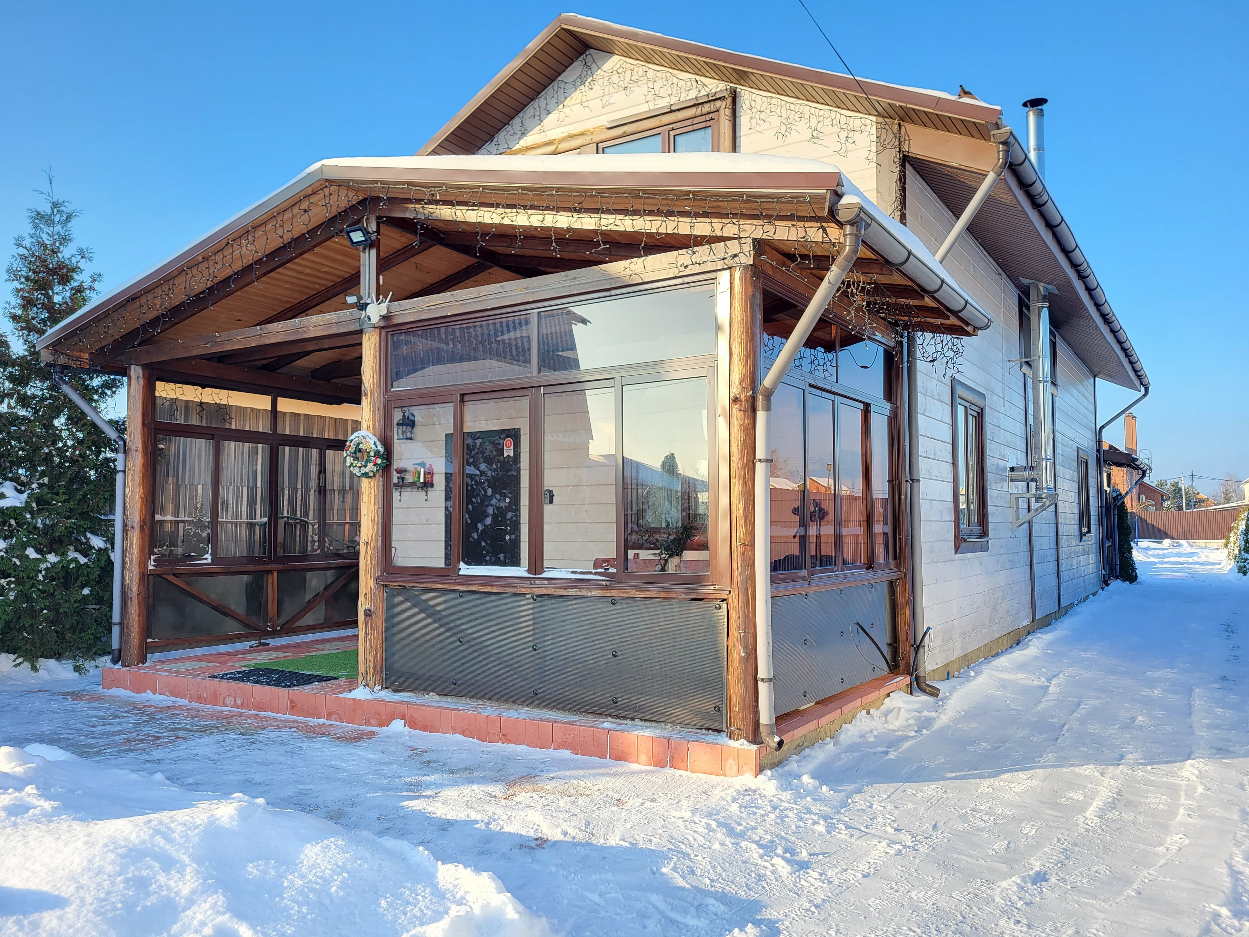 Коттедж №1 с красивым видом. Баня, камин, мангал.