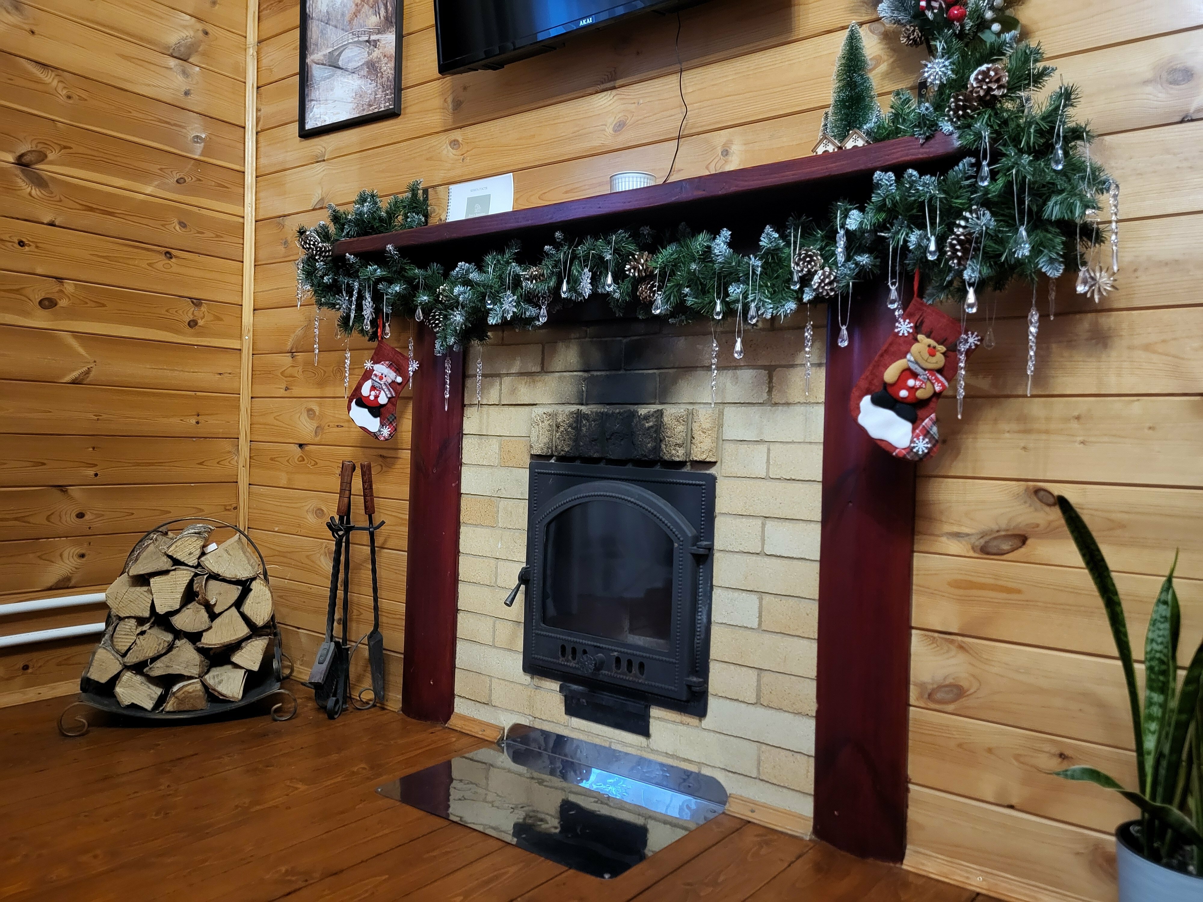 Коттедж №2 с баней, камином и мангальной зоной