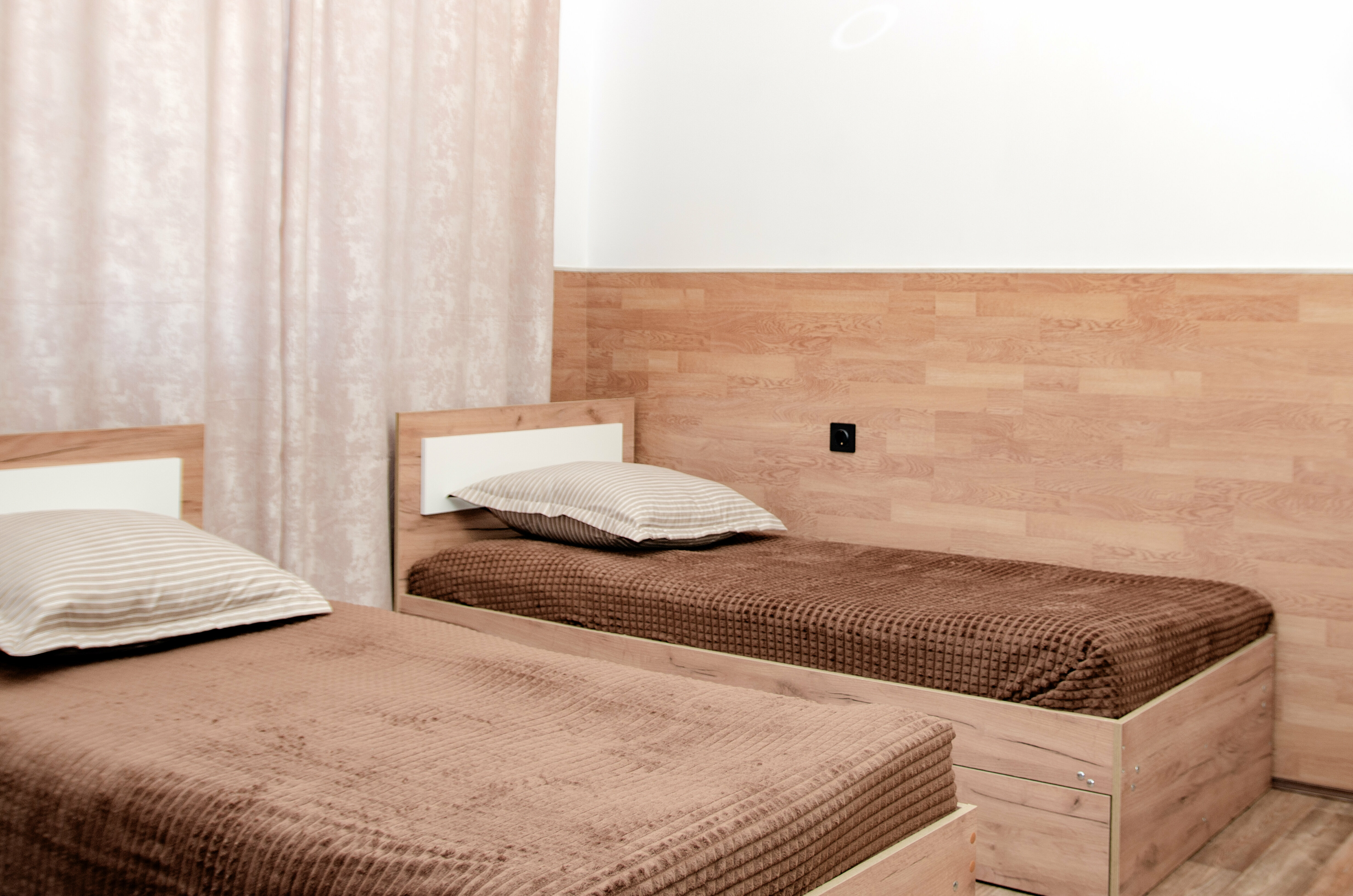 Койко-место в двухместном номере с ванной комнатой и кухней