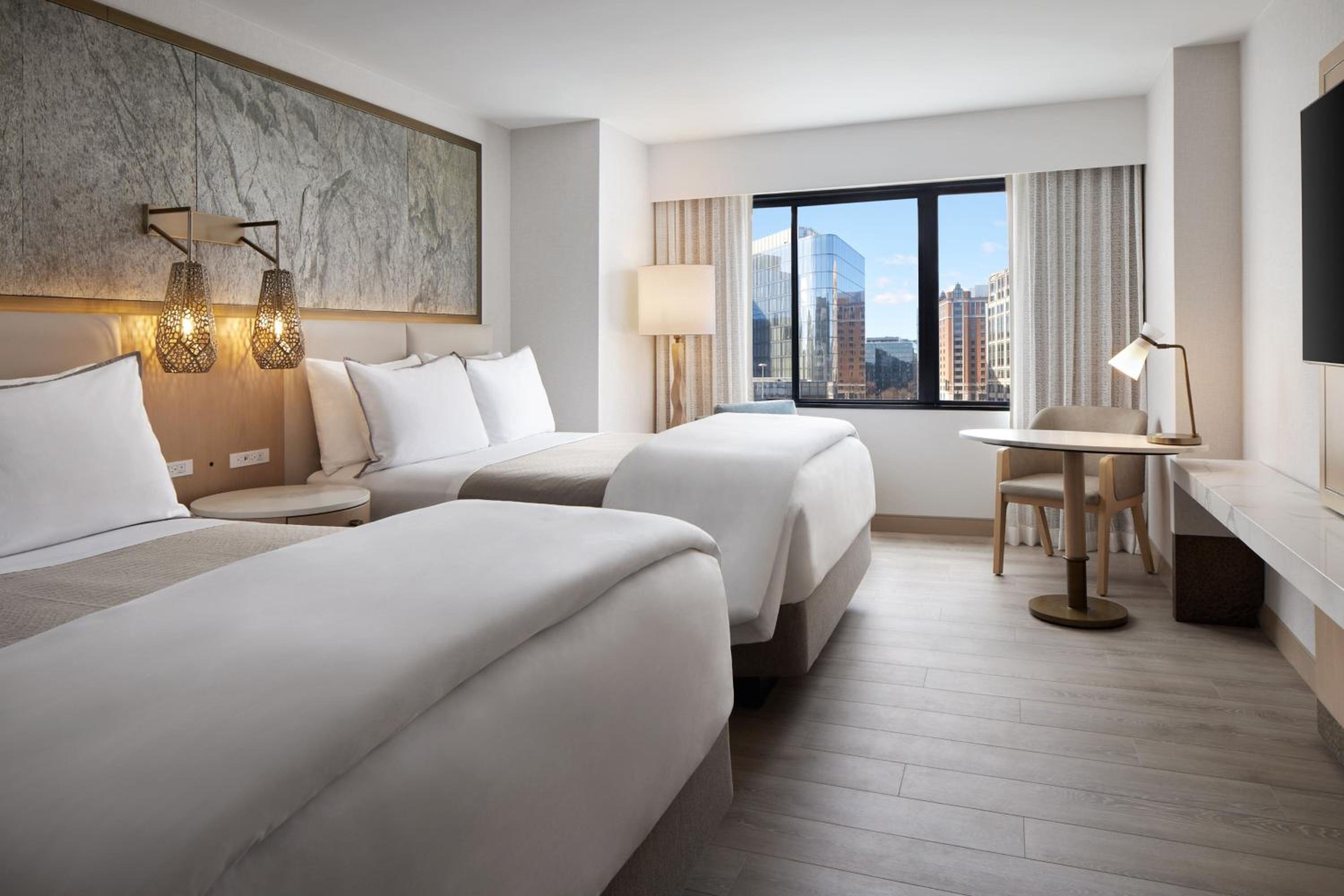 Queen Room with Two Queen Beds and City View
