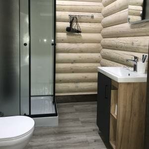 Шале с большой двухспальной кроватью NEW