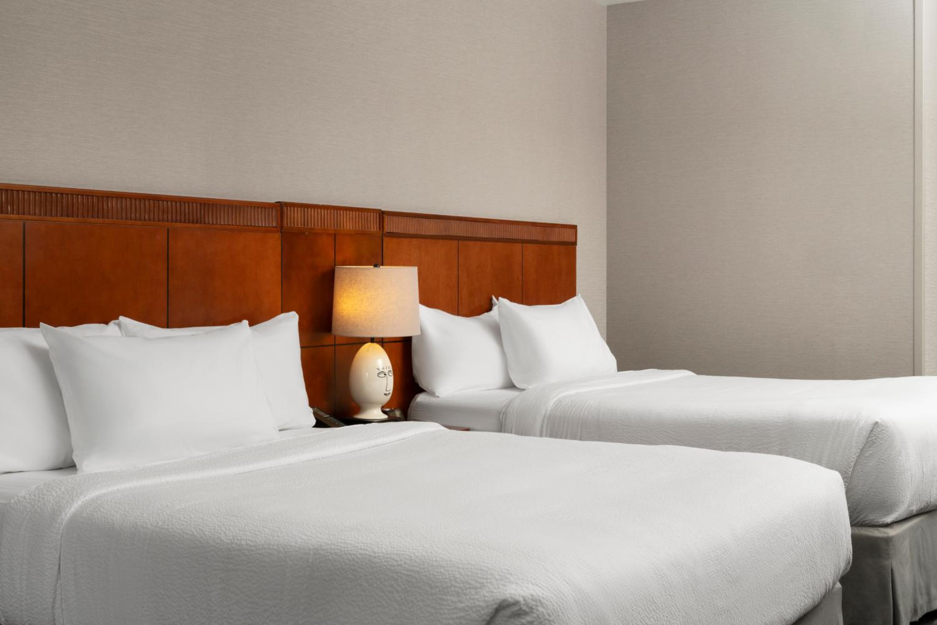 Large Queen Room with Two Queen Beds - Mobility and Hearing Accessible with Transfer Shower