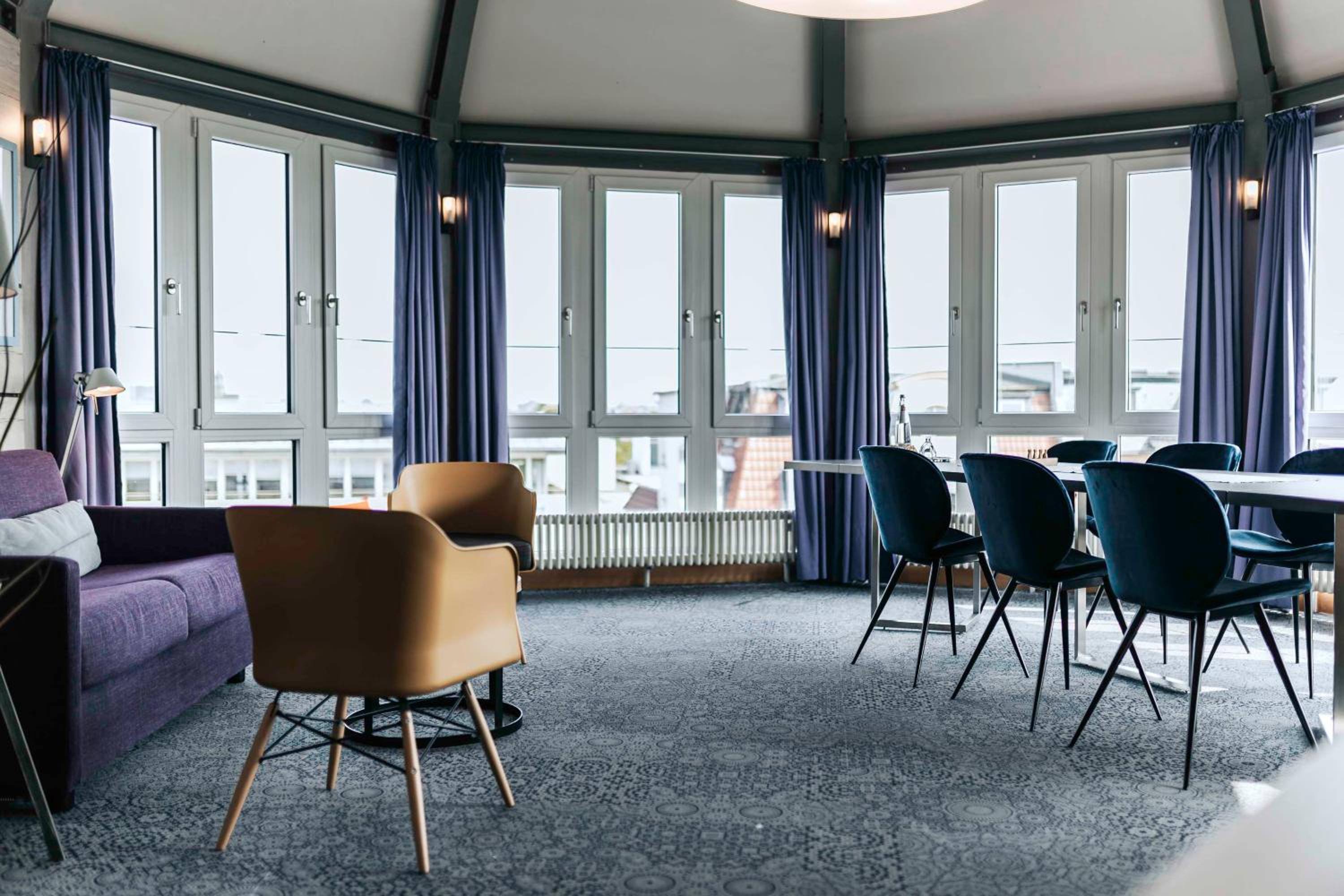 King Suite with Separate Living Area and Panoramic View